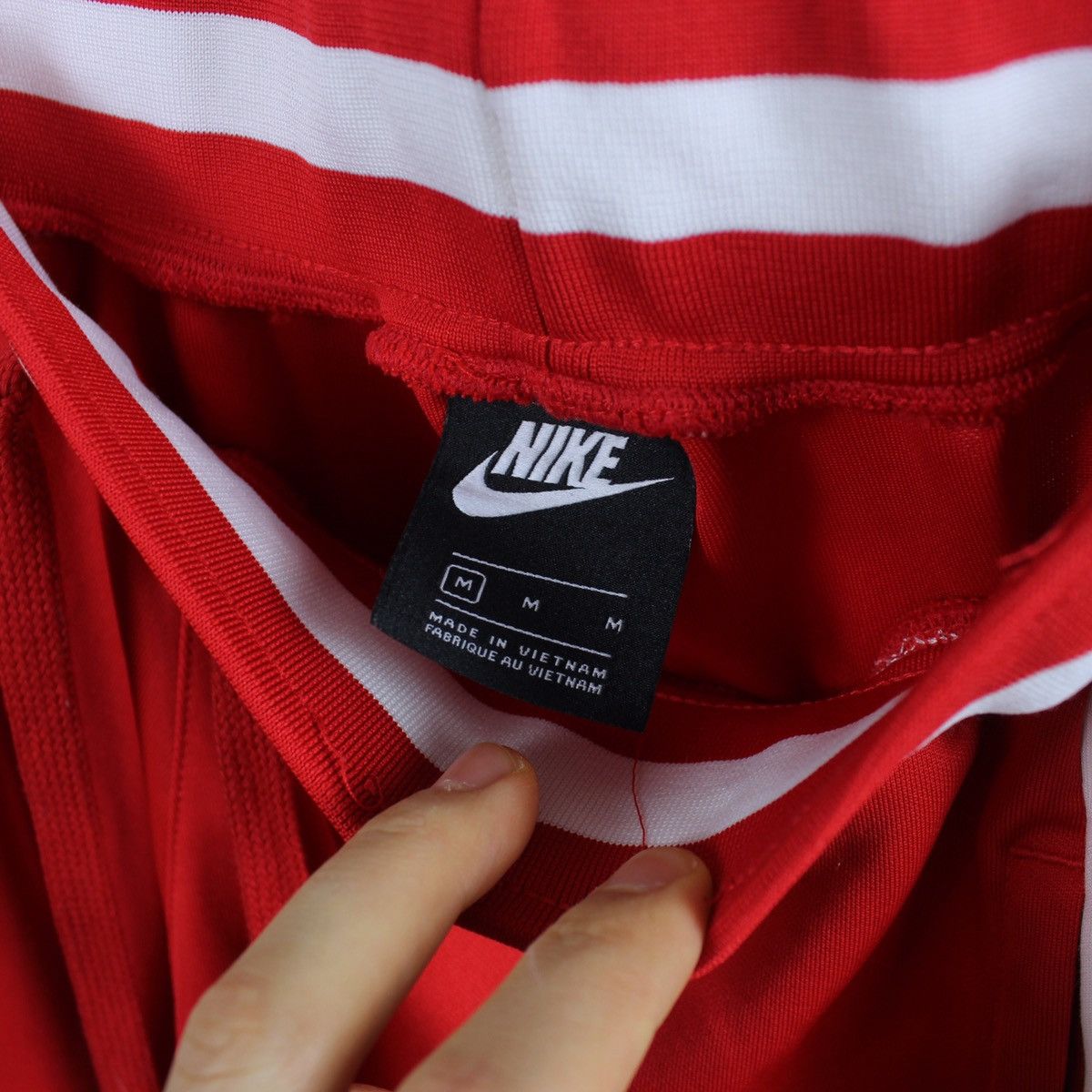 Nike Vintage NIKE Sportswear NSW AIR University Red Joggers Pants Size US 31 - 6 Thumbnail