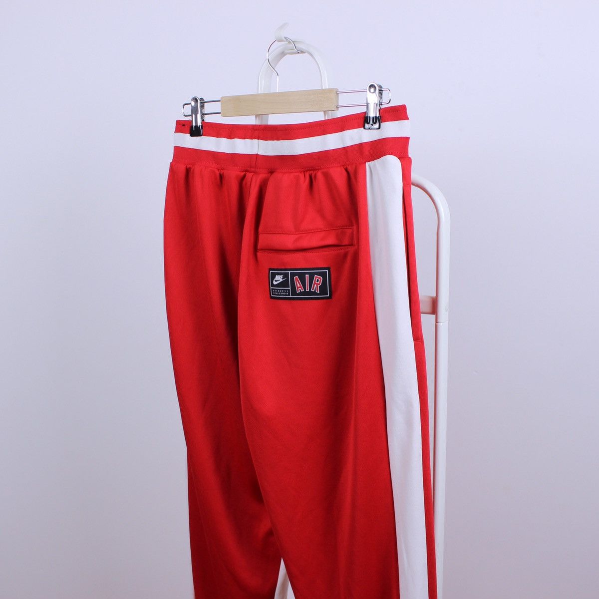 Nike Vintage NIKE Sportswear NSW AIR University Red Joggers Pants Size US 31 - 4 Thumbnail