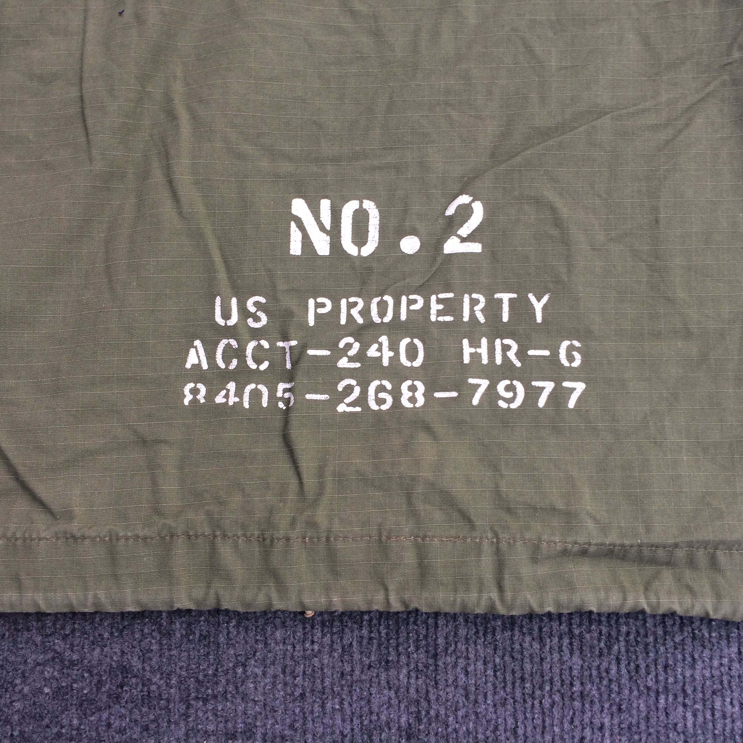 Vintage Vtg USN 90s U.S.N Hooded Parka Deck Olive Property Jacket Size US L / EU 52-54 / 3 - 5 Thumbnail