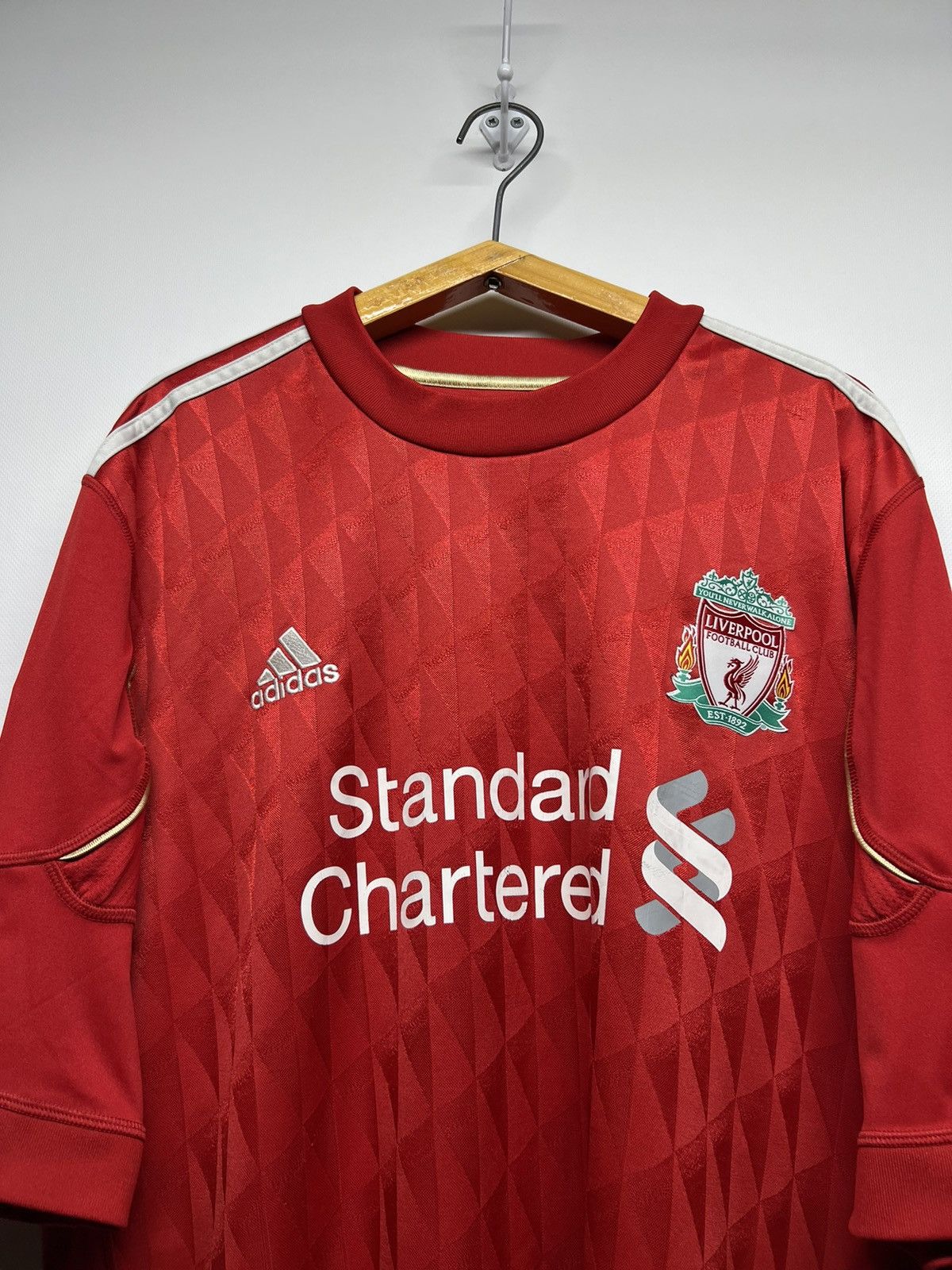 Adidas 2010-2012 Adidas Liverpool Daddy 1 Home Jersey T-Shirt Size US L / EU 52-54 / 3 - 2 Thumbnail