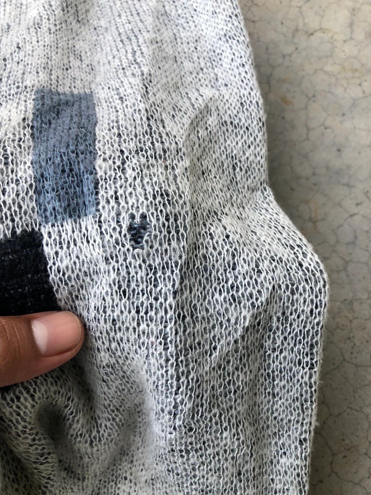Aran Isles Knitwear × Designer 📌Japanese LINCOLN Memeri/Pullover Elegant Pattern Size US L / EU 52-54 / 3 - 10 Thumbnail