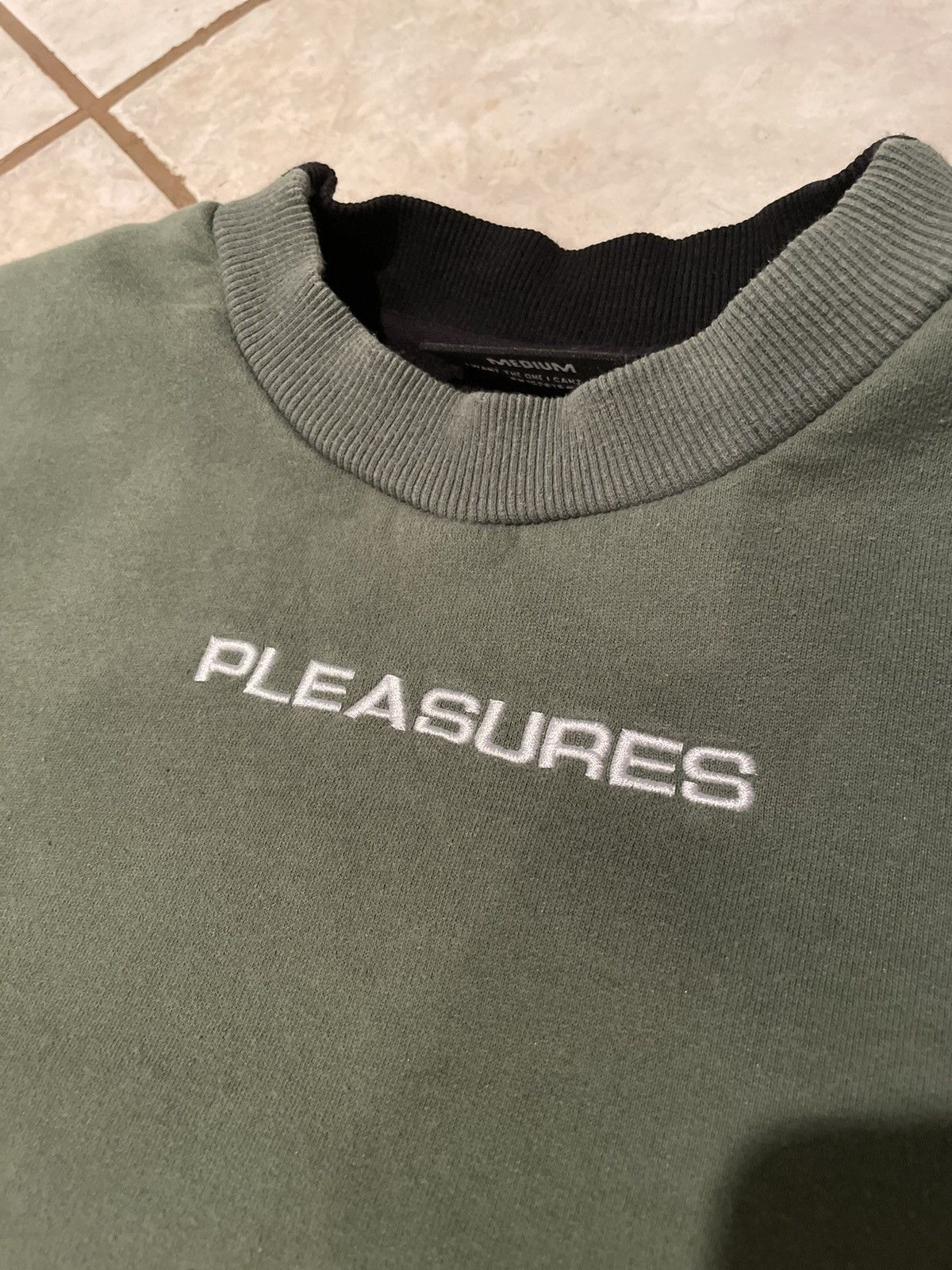 Pleasures Pleasures Green/Black Skeleton Crewneck Size US M / EU 48-50 / 2 - 3 Thumbnail