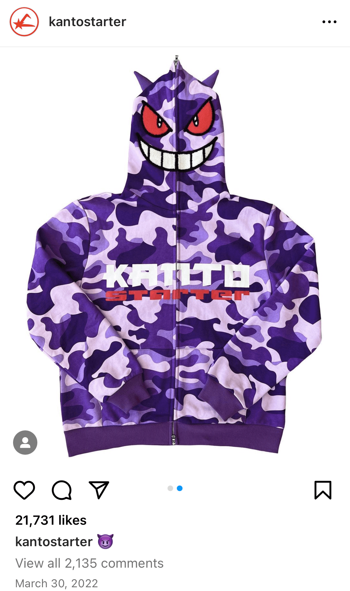 Japanese Brand Other Pokemon Kanto Starter Gengar Full Zip Hoodie Grailed