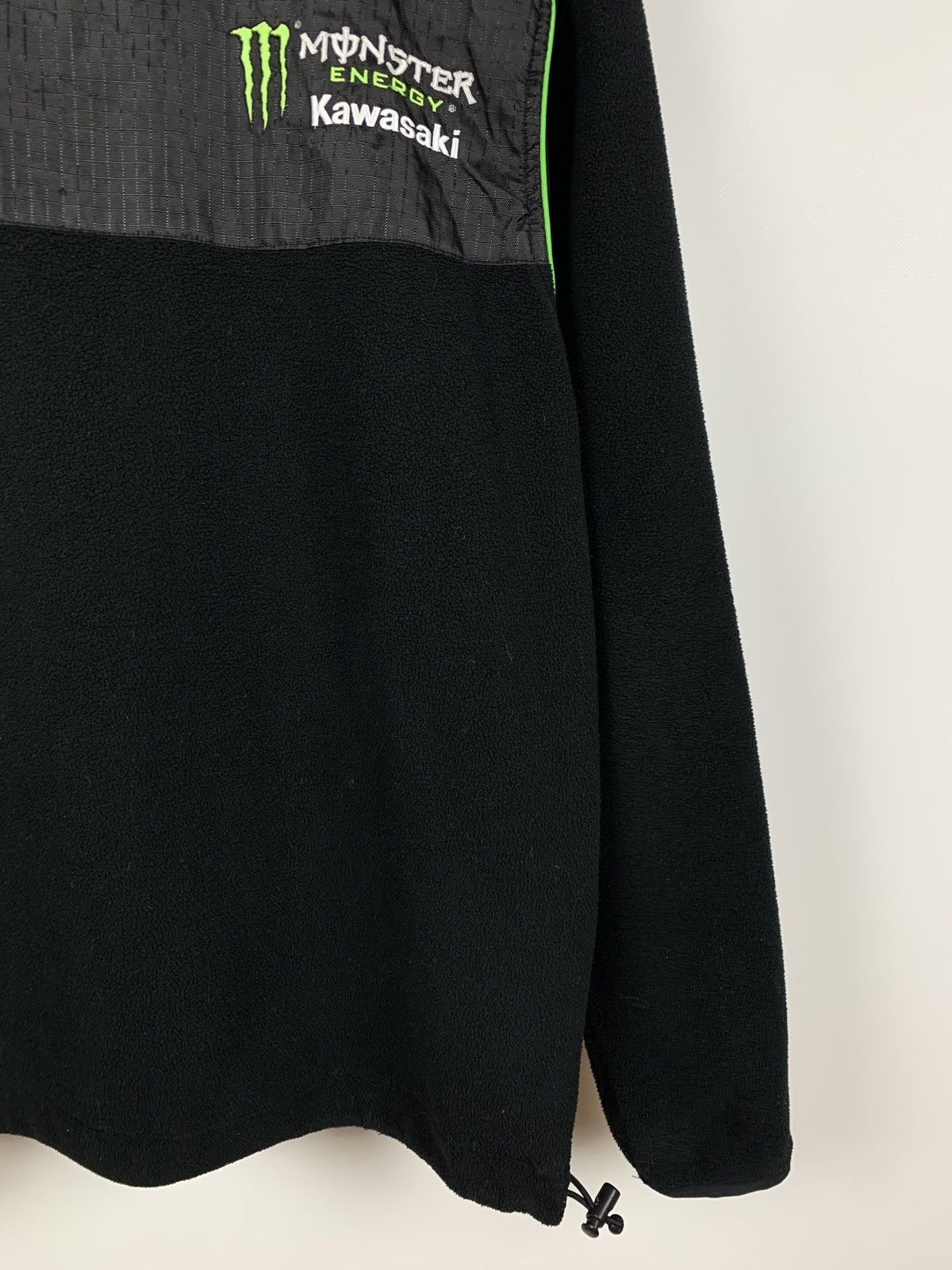Vintage Vintage Kawasaki Monster Energy Fleece Jacket Size US L / EU 52-54 / 3 - 15 Thumbnail