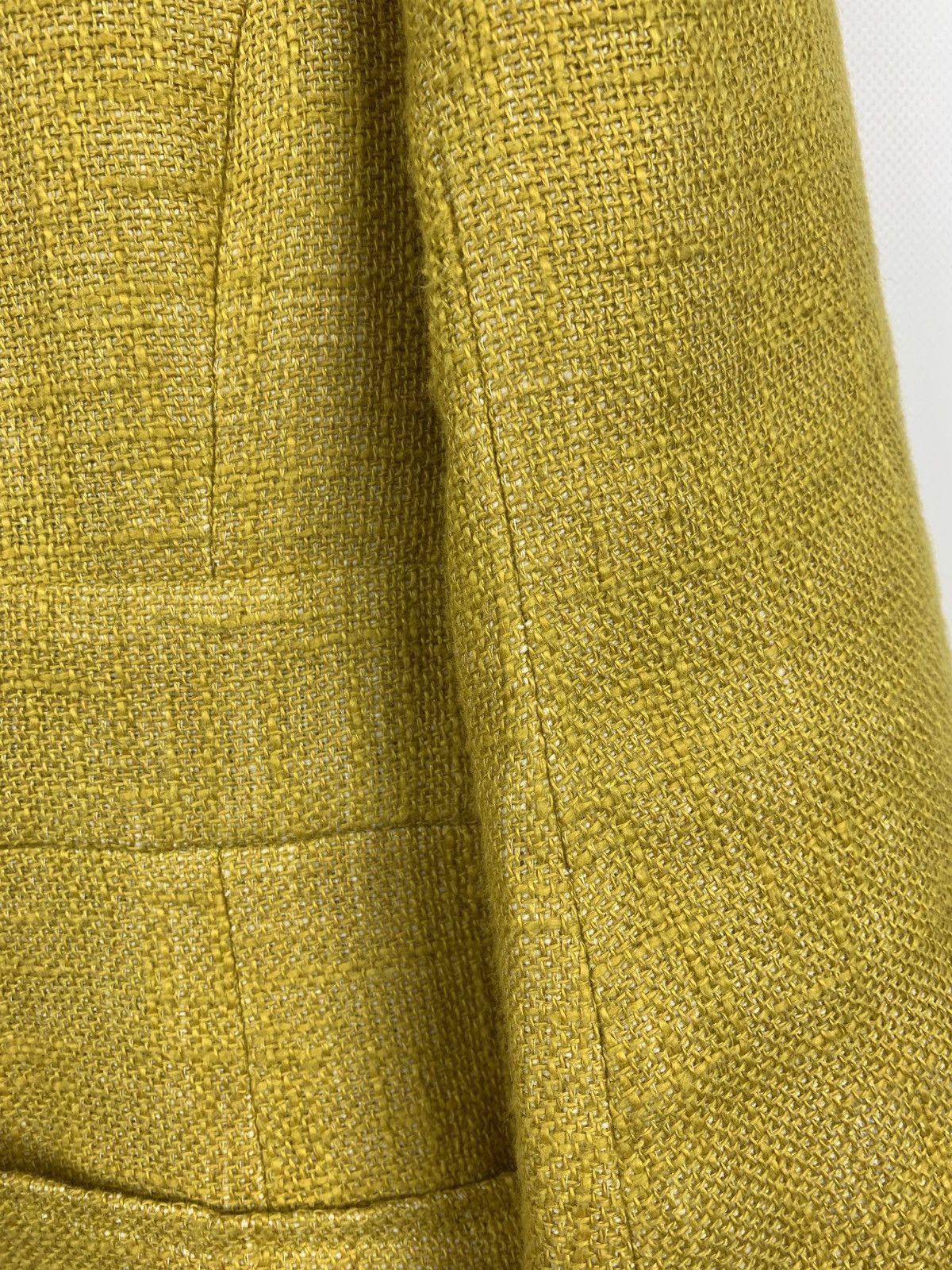 Sonia Rykiel Vintage Sonia Rykiel Paris Women’s Linen Yellow Blazer Size M / US 6-8 / IT 42-44 - 15 Thumbnail