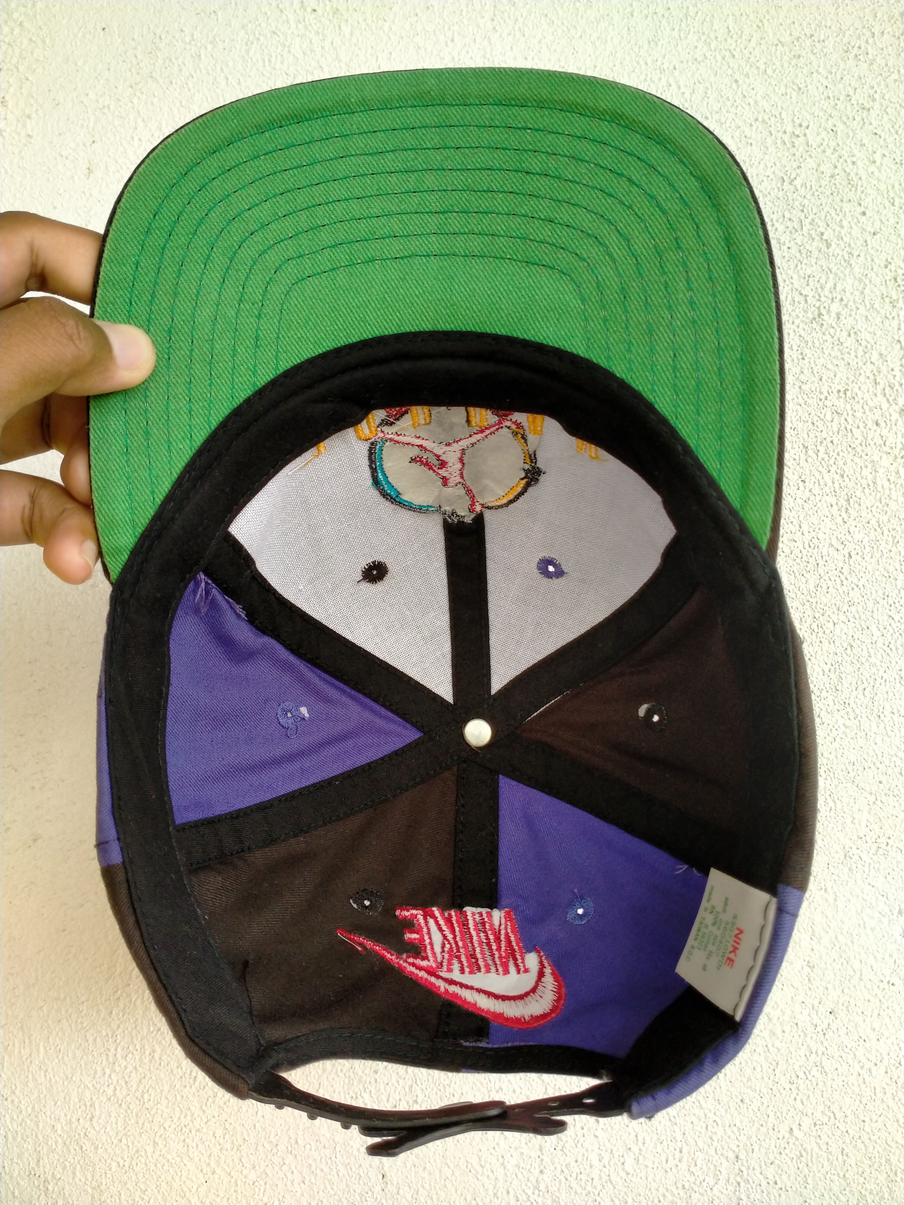 Nike × Vintage Vintage 90s Nike X Air Jordan Cap Size ONE SIZE - 8 Thumbnail