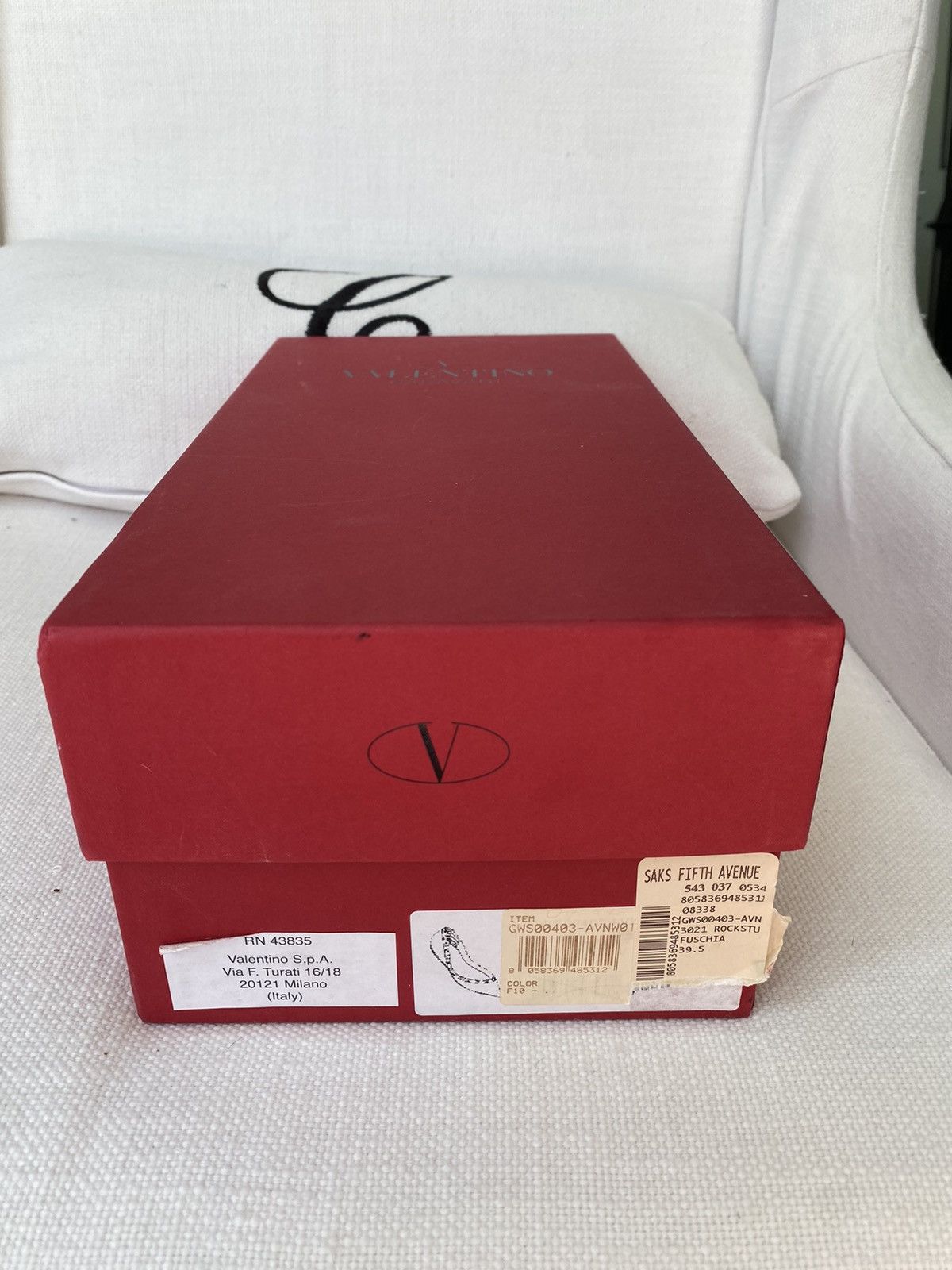 Valentino Valentino Pink Patent Leather Rockstud Pointed Toe Flats Size US 8.5 / IT 38.5 - 9 Thumbnail