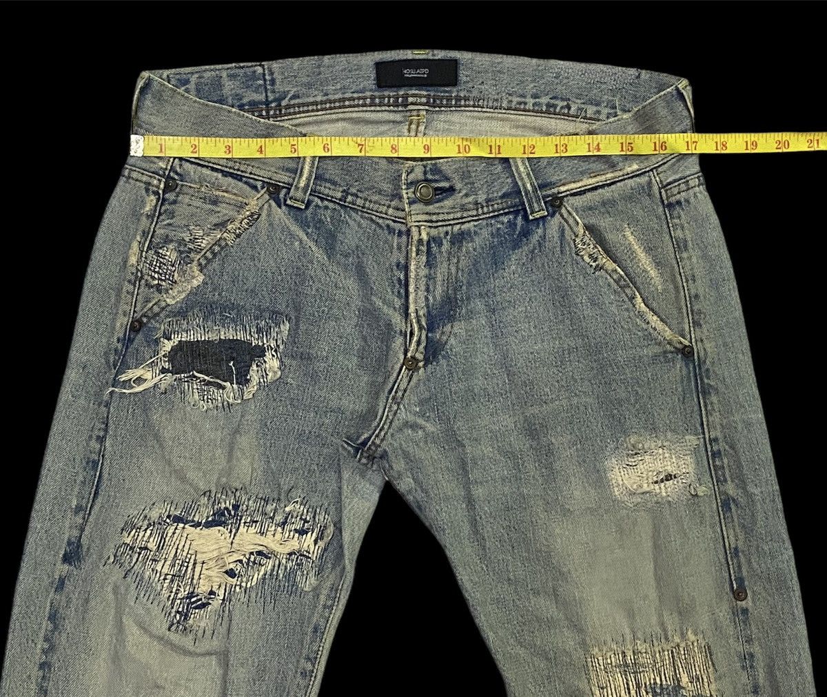 Japanese Brand Japanese Brand ‘HOSU ATPD’ Distressed Design Size US 33 - 4 Thumbnail