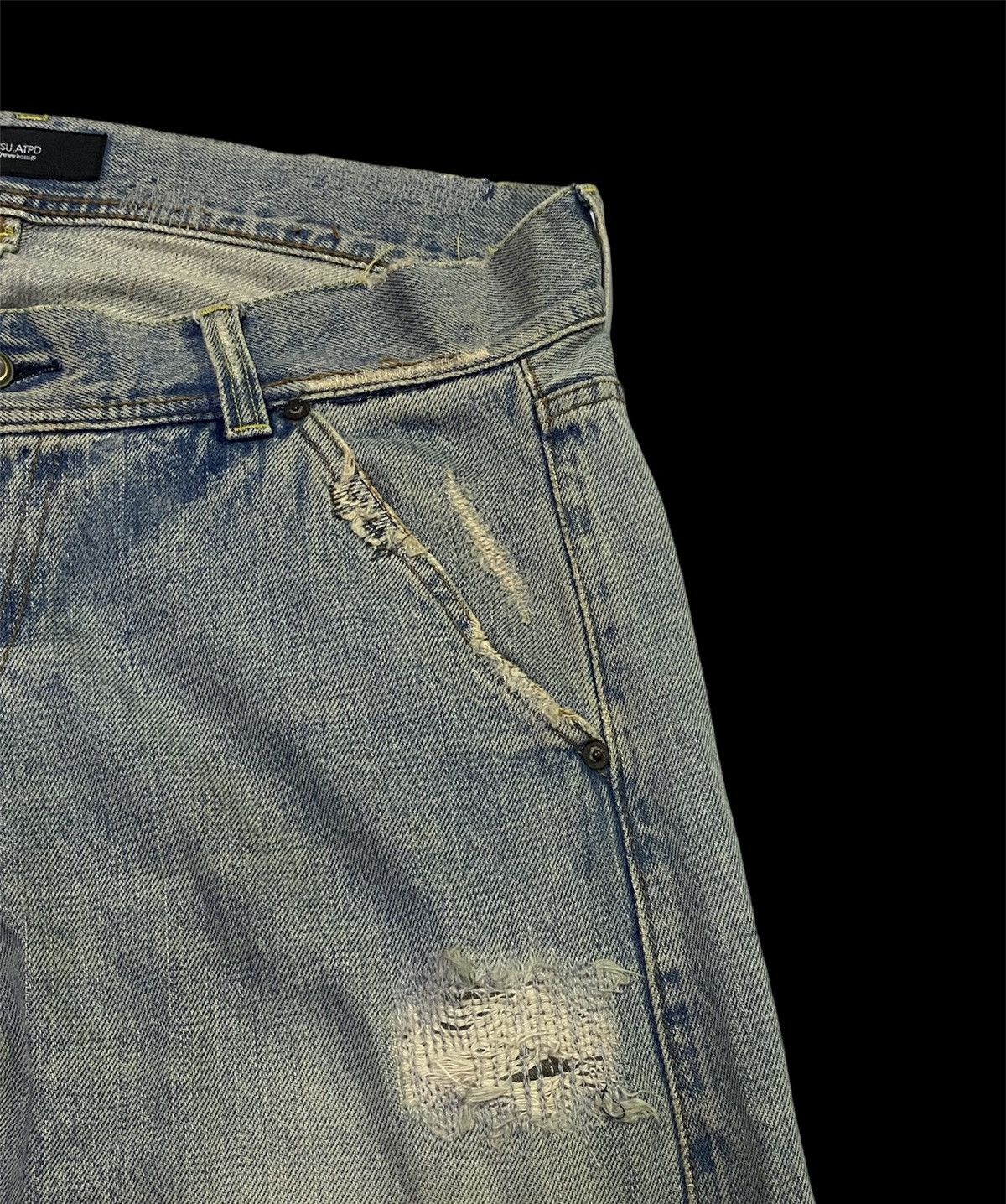 Japanese Brand Japanese Brand ‘HOSU ATPD’ Distressed Design Size US 33 - 17 Thumbnail
