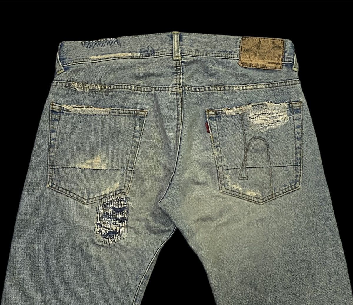 Japanese Brand Japanese Brand ‘HOSU ATPD’ Distressed Design Size US 33 - 21 Thumbnail