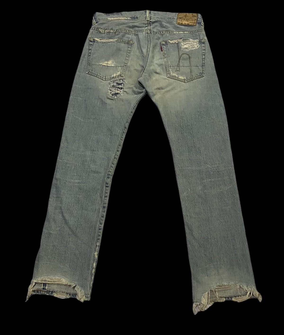 Japanese Brand Japanese Brand ‘HOSU ATPD’ Distressed Design Size US 33 - 3 Thumbnail