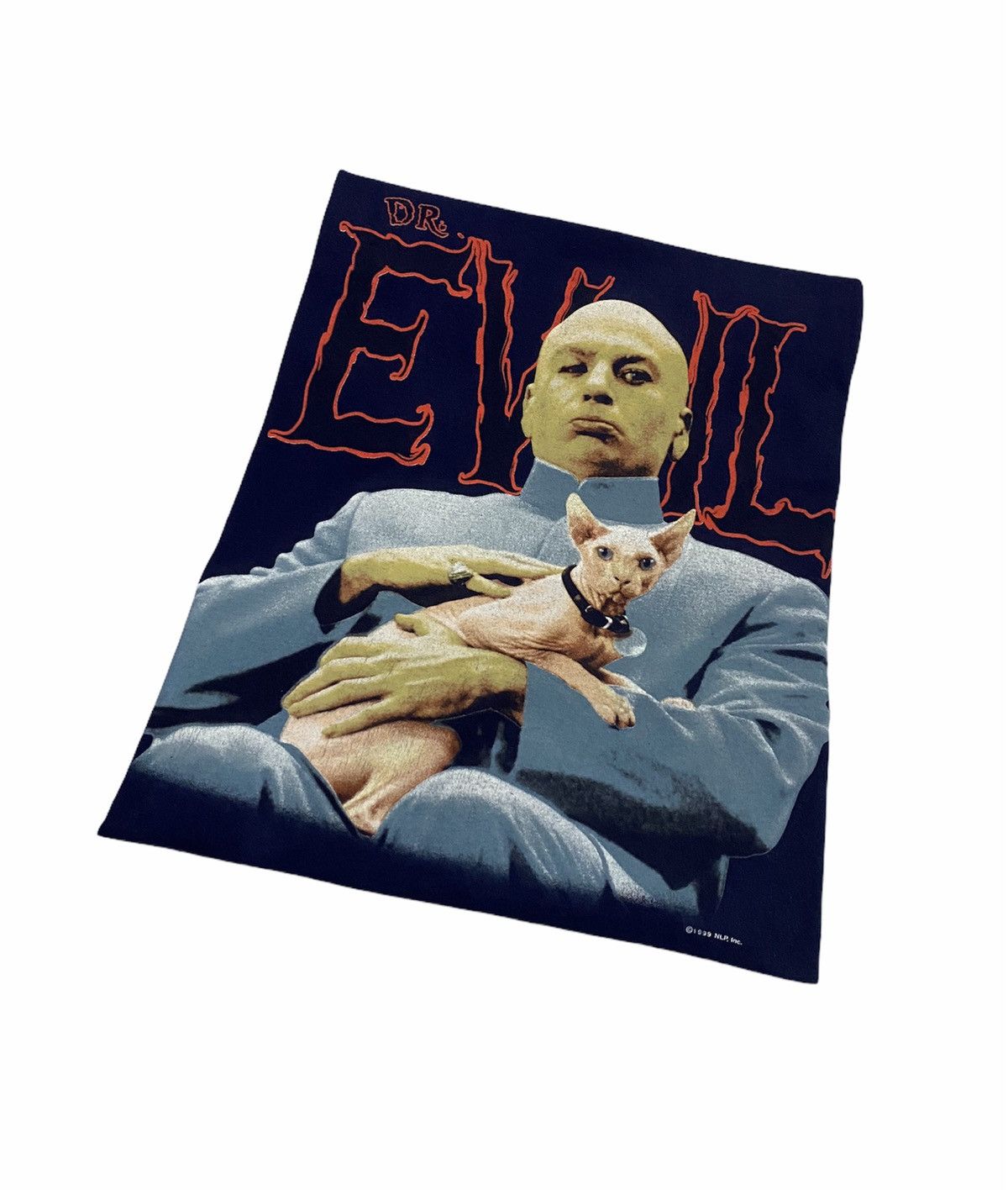 Vintage RARE DR.EVIL & MR.BIGGLESWORTH AUSTIN POWER BIG PRINT Size US XL / EU 56 / 4 - 15 Thumbnail