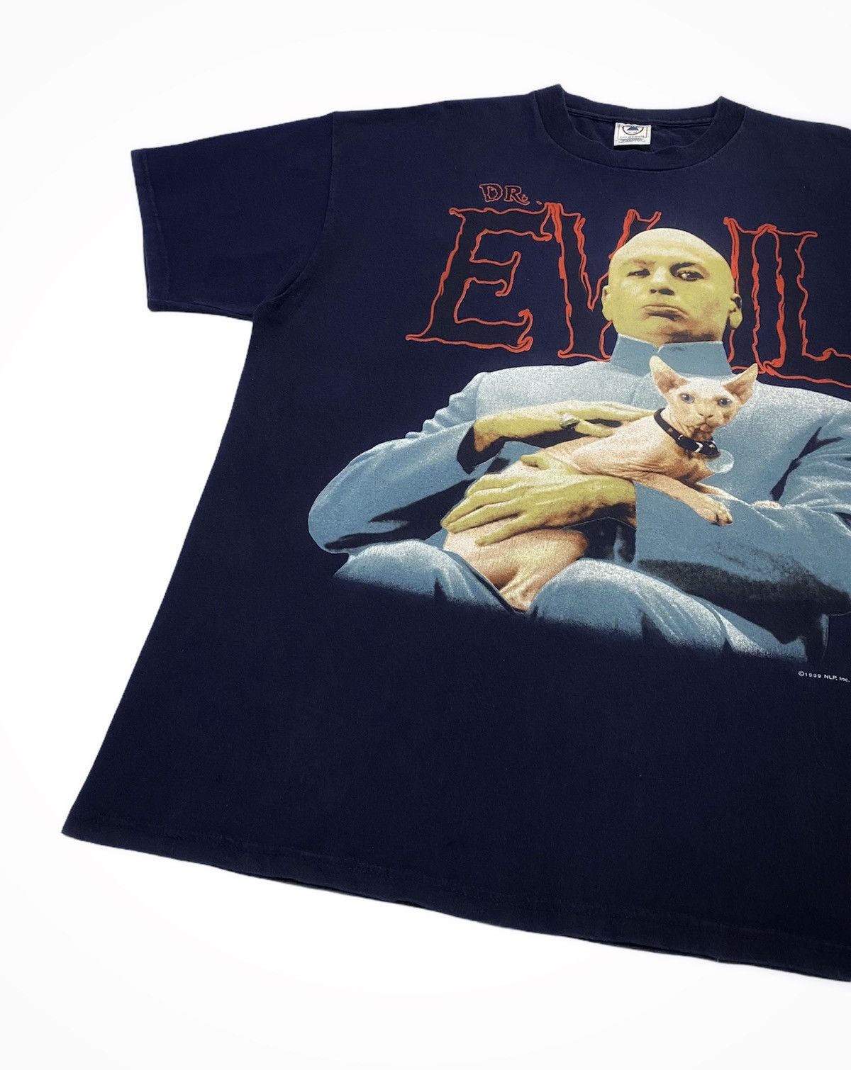 Vintage RARE DR.EVIL & MR.BIGGLESWORTH AUSTIN POWER BIG PRINT Size US XL / EU 56 / 4 - 8 Thumbnail
