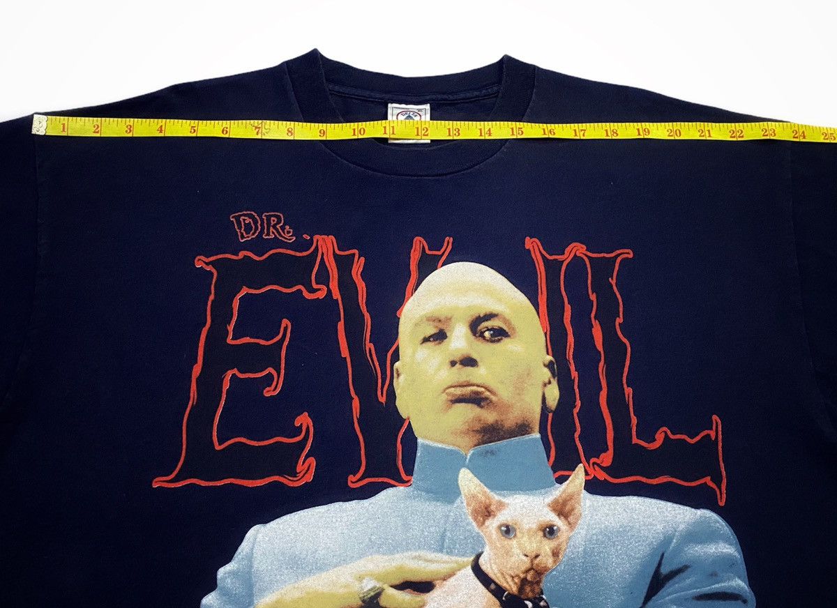 Vintage RARE DR.EVIL & MR.BIGGLESWORTH AUSTIN POWER BIG PRINT Size US XL / EU 56 / 4 - 5 Thumbnail