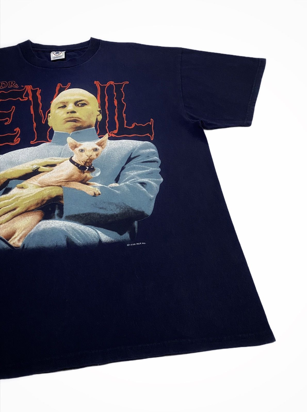 Vintage RARE DR.EVIL & MR.BIGGLESWORTH AUSTIN POWER BIG PRINT Size US XL / EU 56 / 4 - 9 Thumbnail