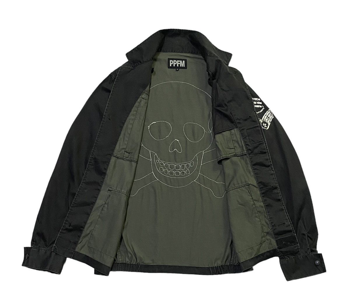 Japanese Brand × PPFM PPFM Skull Army Design Nylon Jacket Size US M / EU 48-50 / 2 - 21 Thumbnail