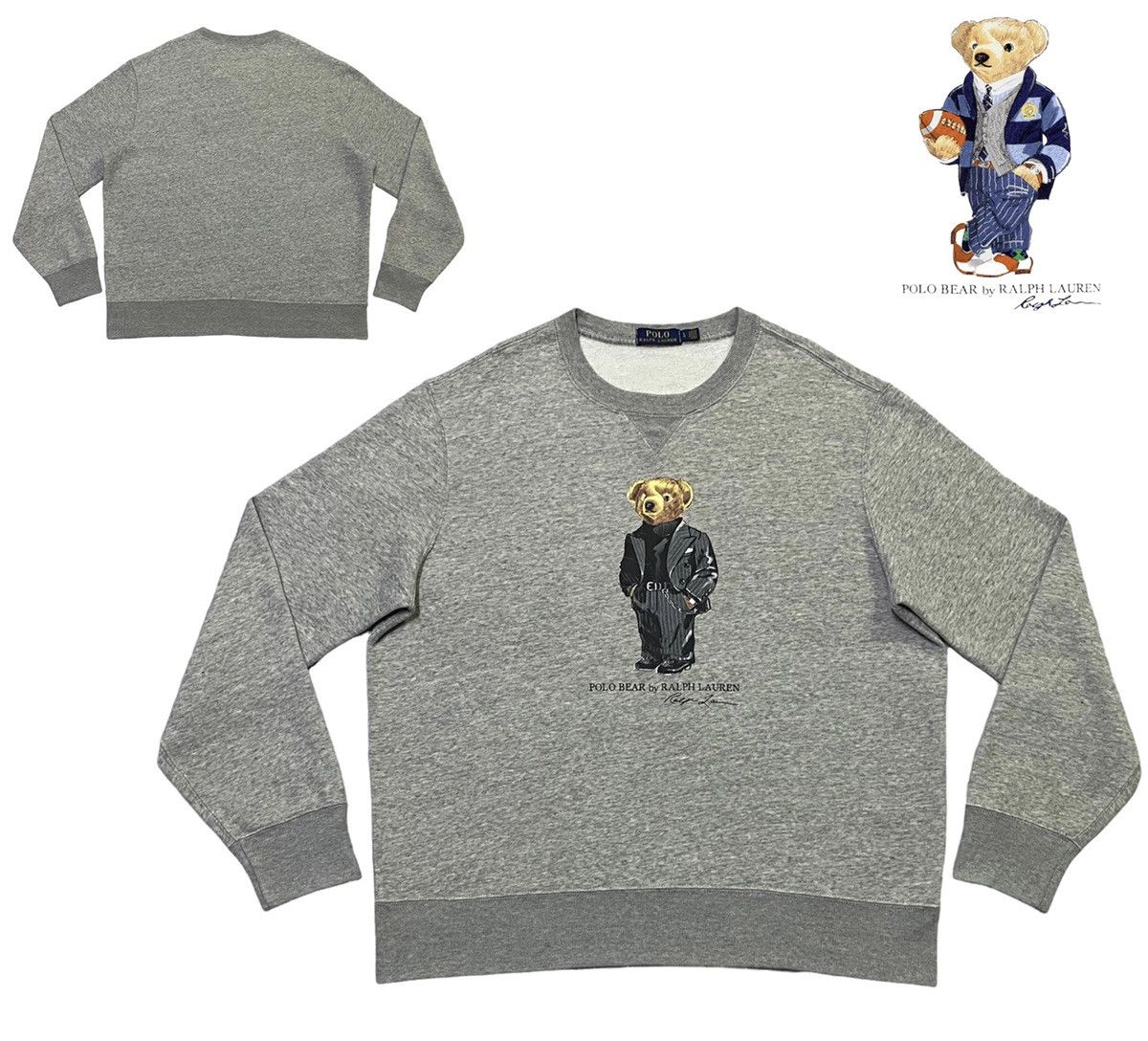 Japanese Brand Polo Ralph Rauren Suit Bear Sweatshirt Size US XL / EU 56 / 4 - 1 Thumbnail