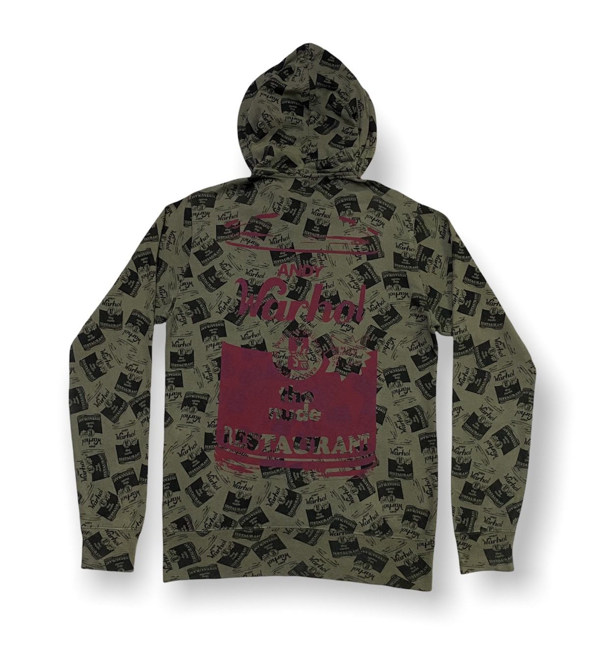 HYSTERIC GLAMOUR x ANDY WARHOL FULL PRINT ZIPPER HOODIE
