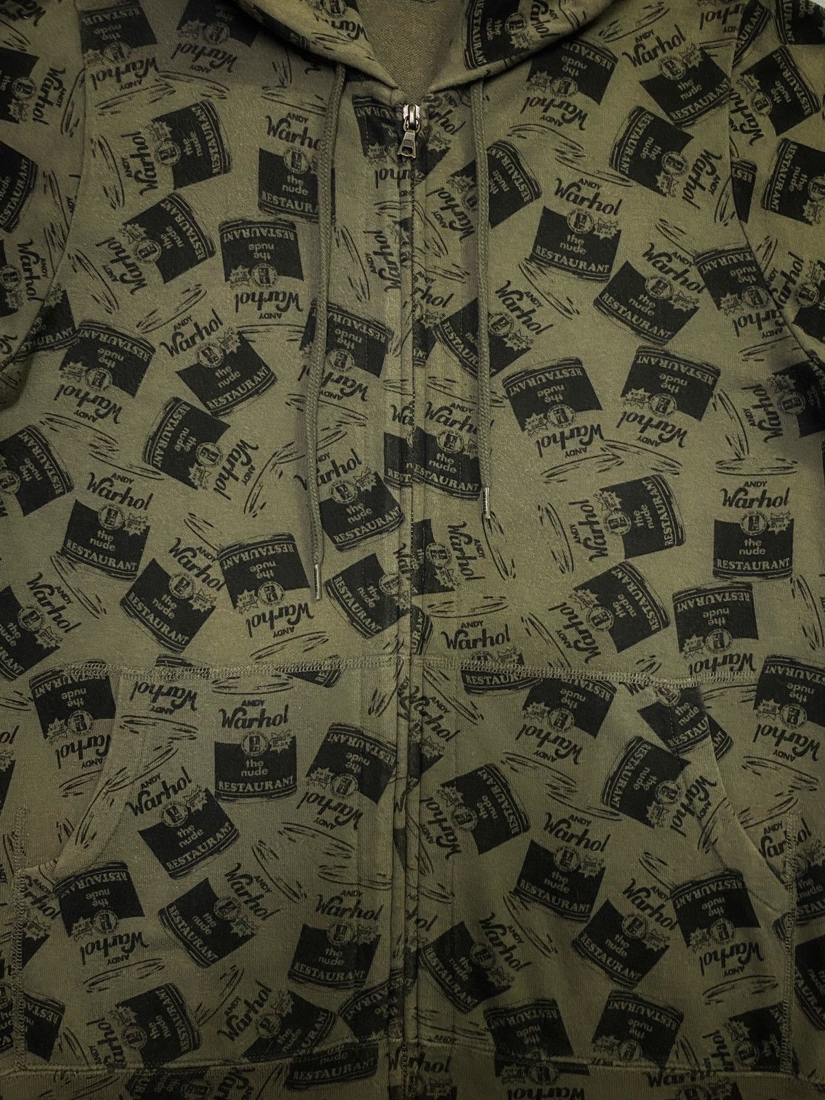 Andy Warhol HYSTERIC GLAMOUR x ANDY WARHOL FULL PRINT ZIPPER HOODIE Size US S / EU 44-46 / 1 - 18 Thumbnail
