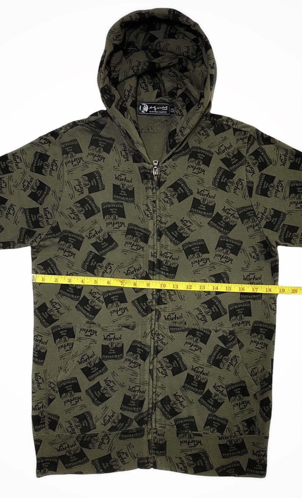 Andy Warhol HYSTERIC GLAMOUR x ANDY WARHOL FULL PRINT ZIPPER HOODIE Size US S / EU 44-46 / 1 - 3 Thumbnail
