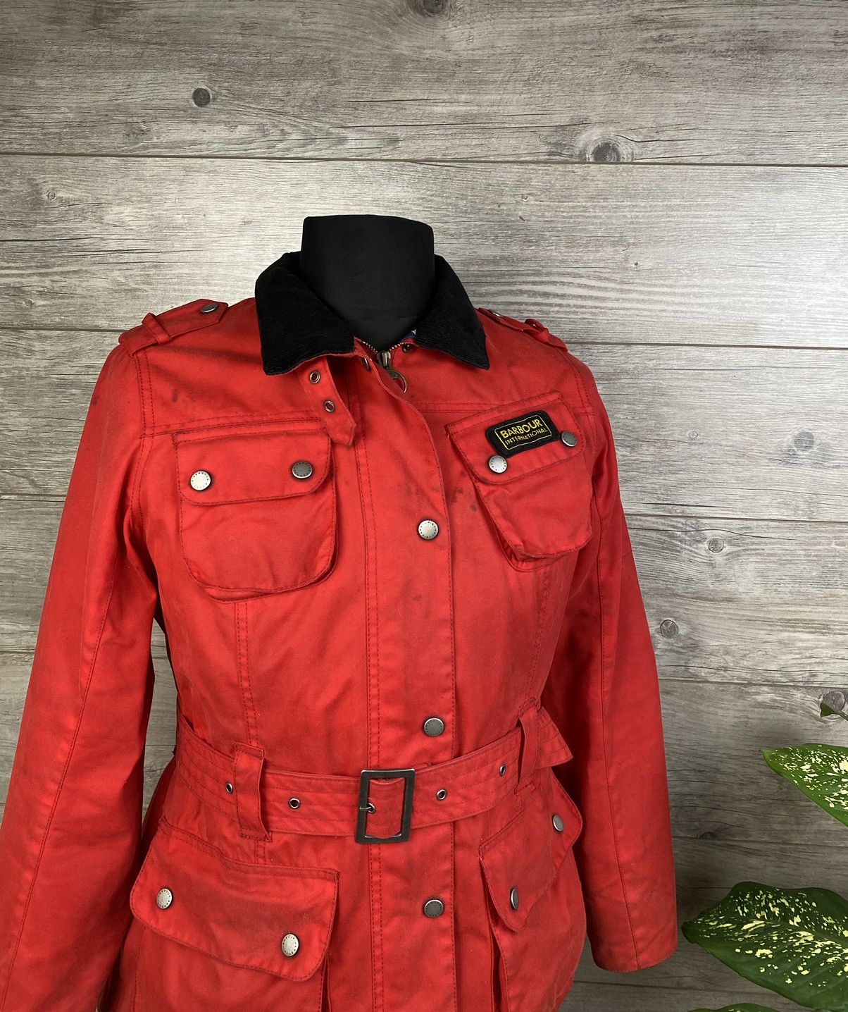 Barbour × Vintage Barbour International wax waterproof jacket Size XL / US 12-14 / IT 48-50 - 20 Thumbnail