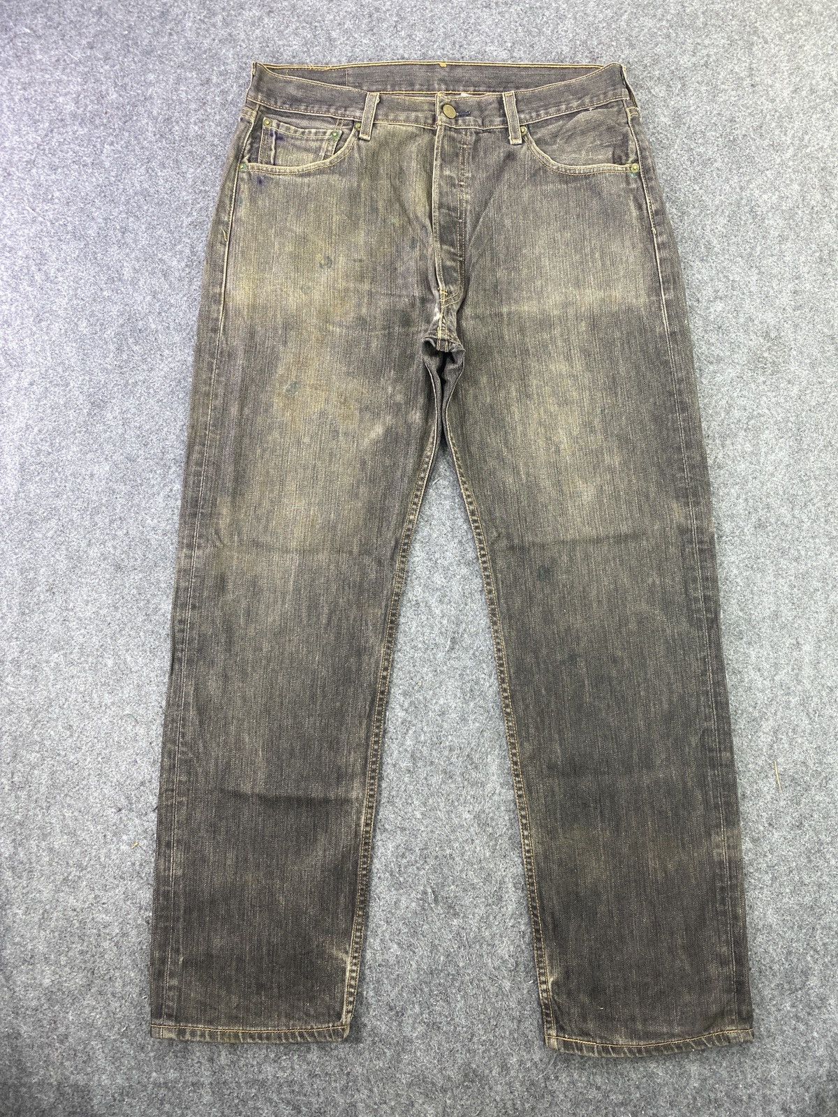 Levi's VINTAGE LEVI'S 501xx RUSTY JEANS - J621 Size US 35 - 1 Thumbnail