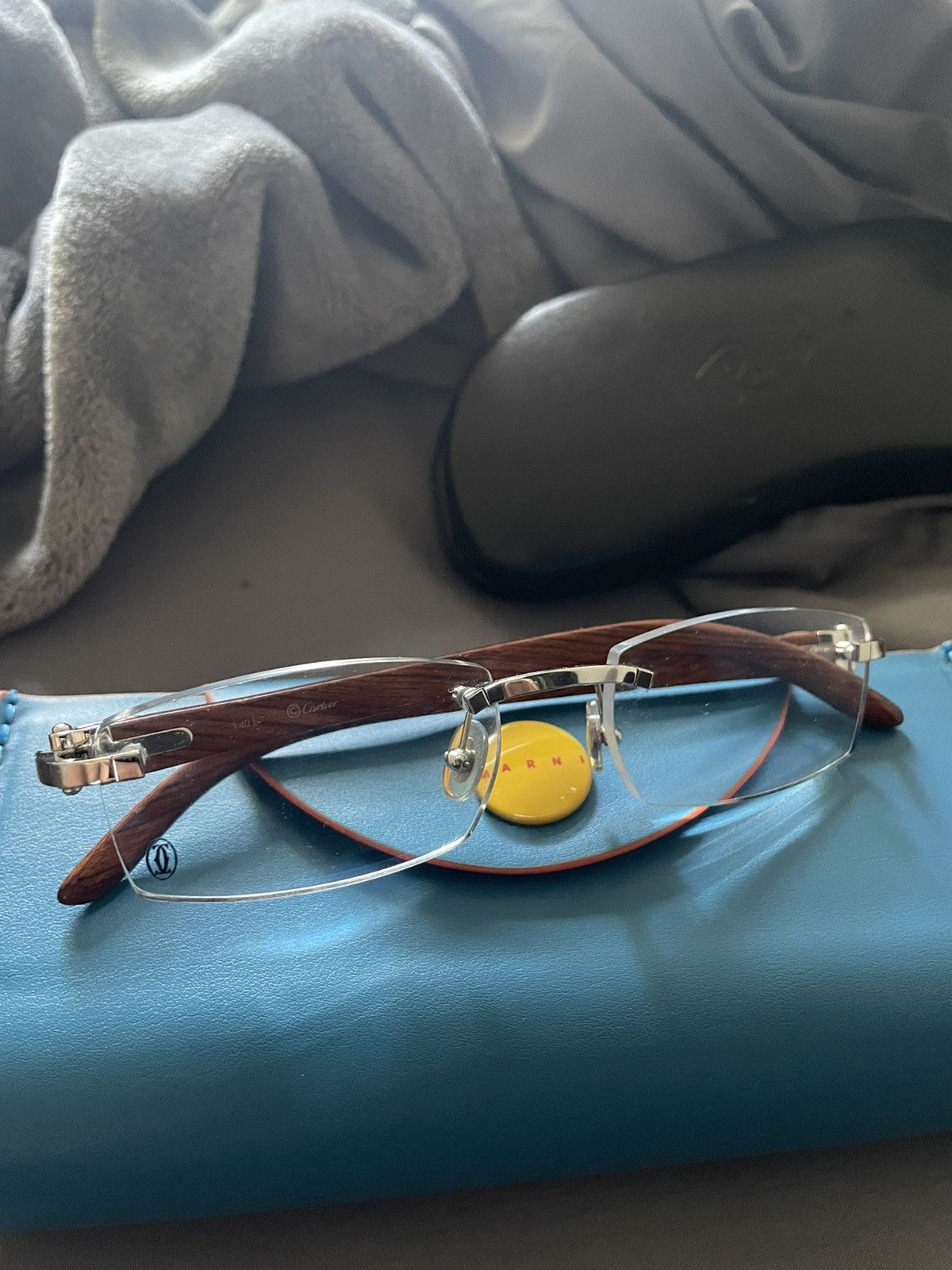 Cartier Cartier Rectangular glasses Size ONE SIZE - 3 Thumbnail