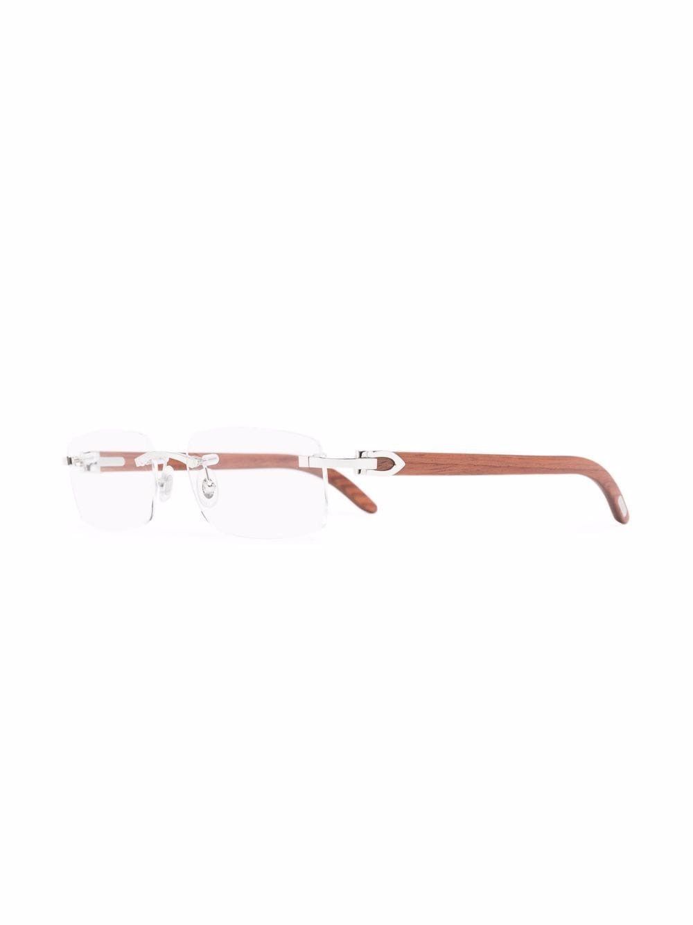 Cartier Cartier Rectangular glasses Size ONE SIZE - 2 Thumbnail