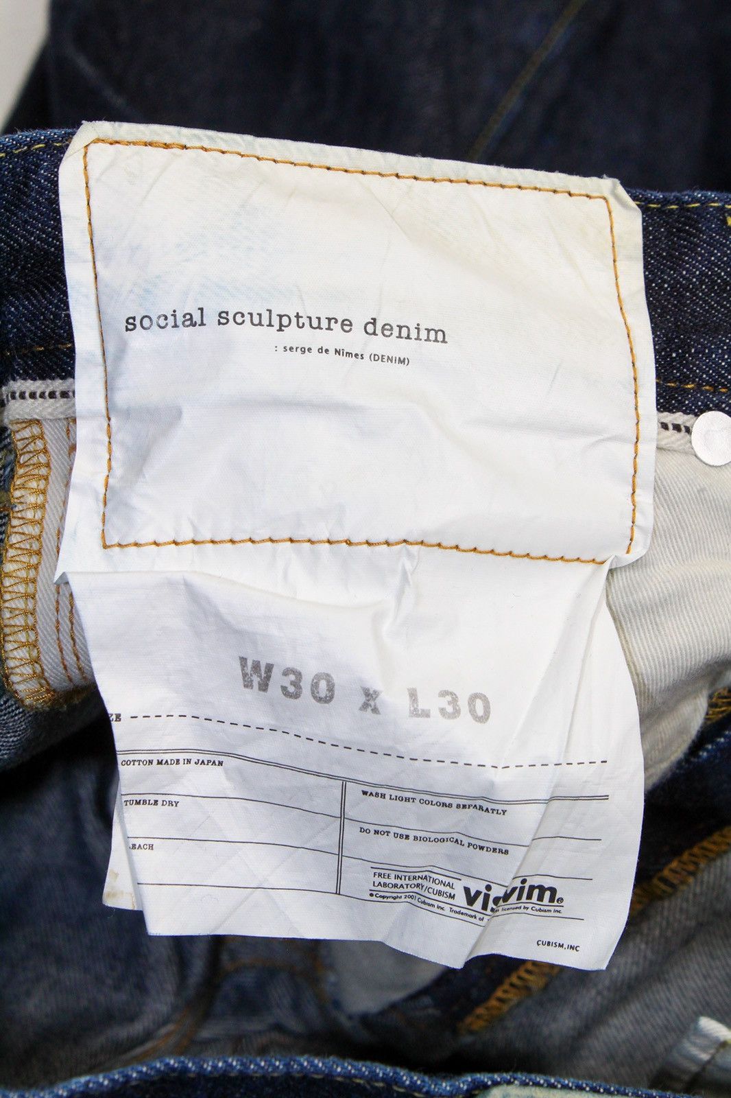 Visvim Social Sculpture 04R Jeans Size US 29 - 6 Thumbnail