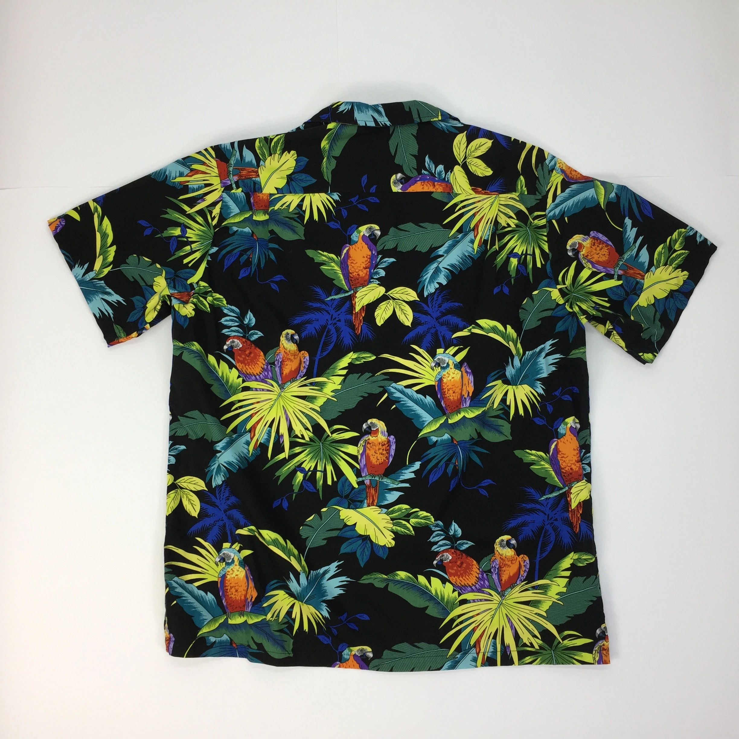 Designer Vintage RJC Hawaiian Shirt Parrot Print Size US XL / EU 56 / 4 - 9 Thumbnail