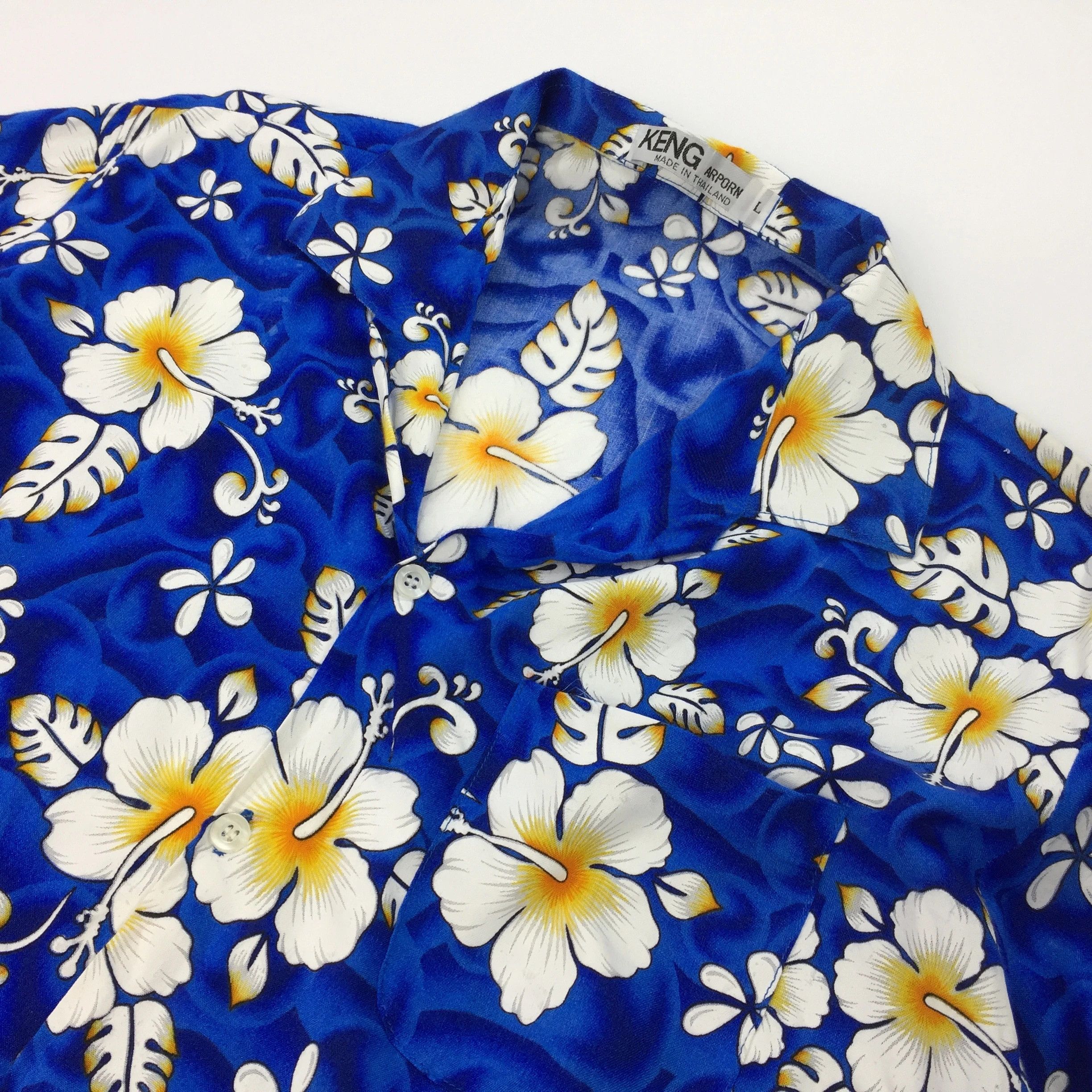 Designer × Japanese Brand Vintage Hawaiian Flovers print Shirt Size US M / EU 48-50 / 2 - 3 Thumbnail