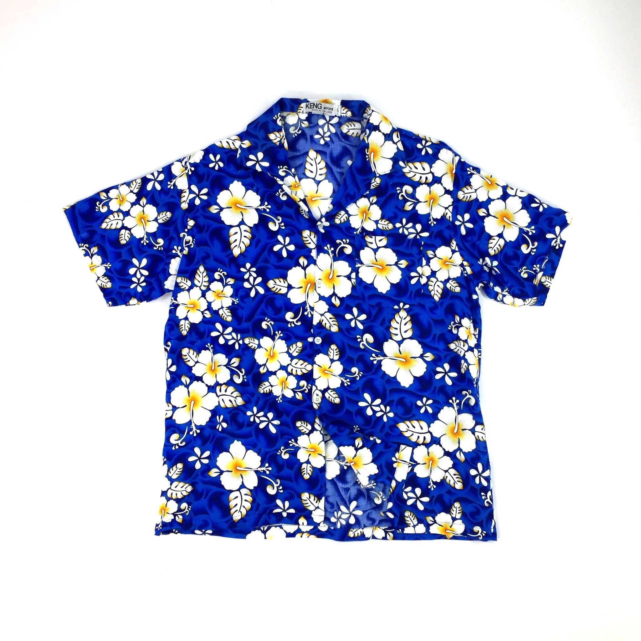 Designer × Japanese Brand Vintage Hawaiian Flovers print Shirt Size US M / EU 48-50 / 2 - 1 Thumbnail