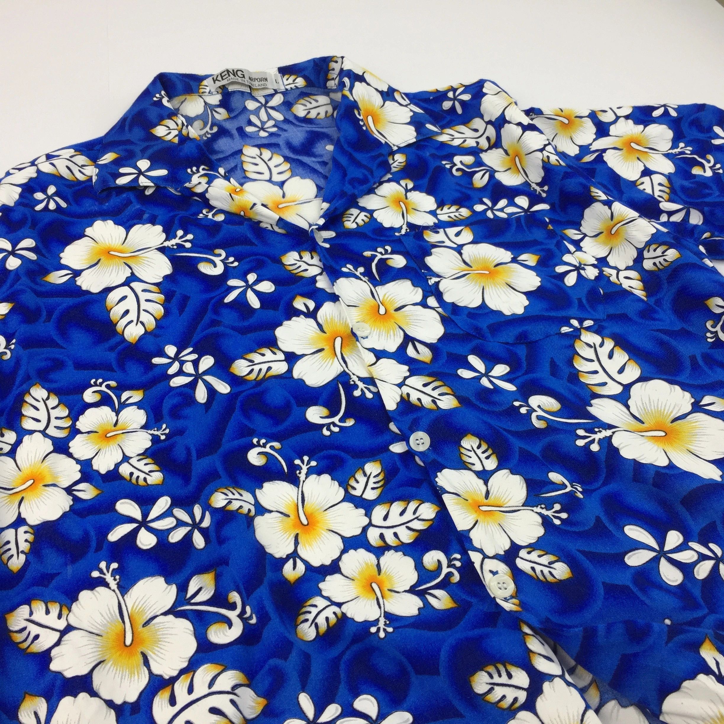 Designer × Japanese Brand Vintage Hawaiian Flovers print Shirt Size US M / EU 48-50 / 2 - 2 Thumbnail