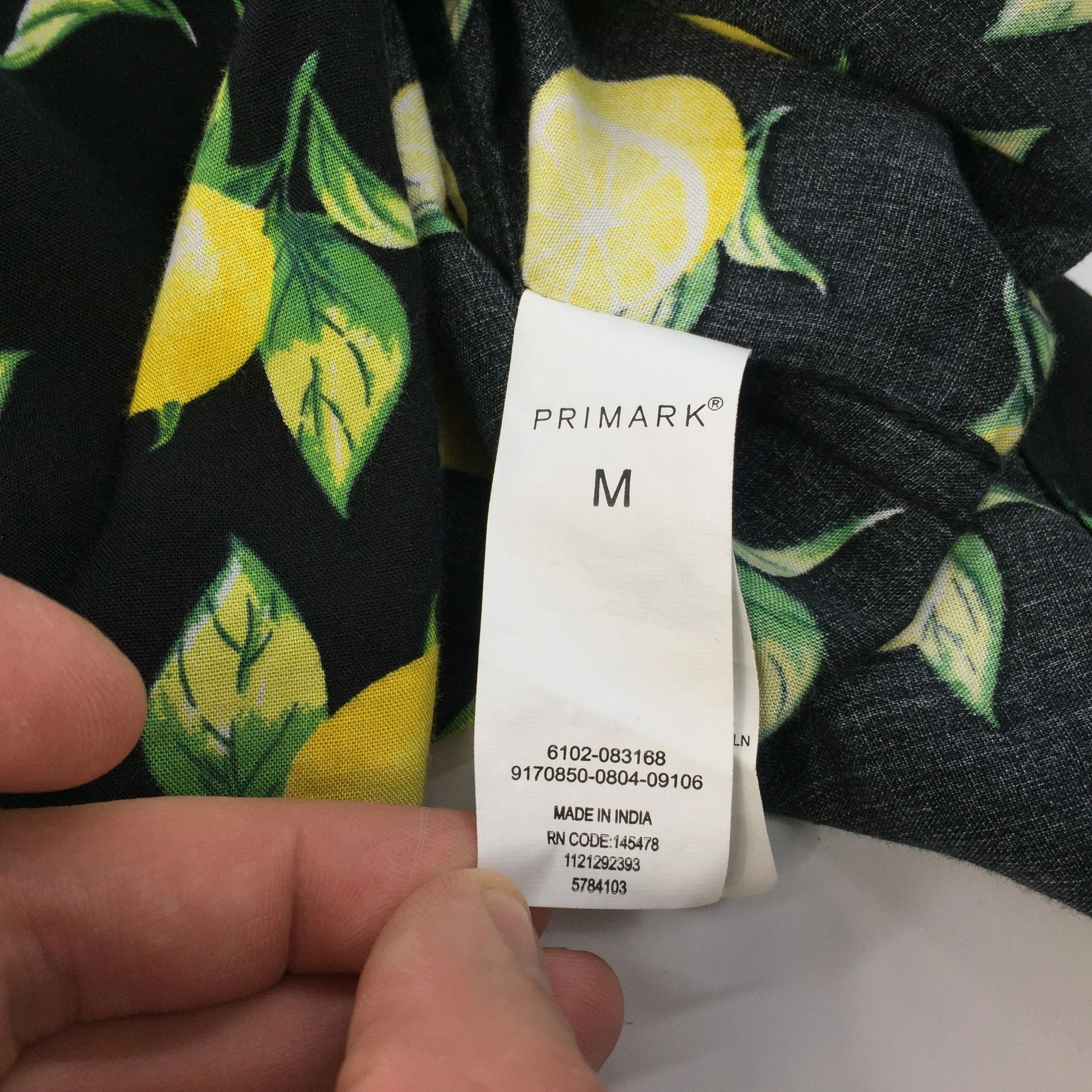 Other Hawaiian Shirt Slim Fit Lemon print Viscose shirts Size US M / EU 48-50 / 2 - 5 Thumbnail