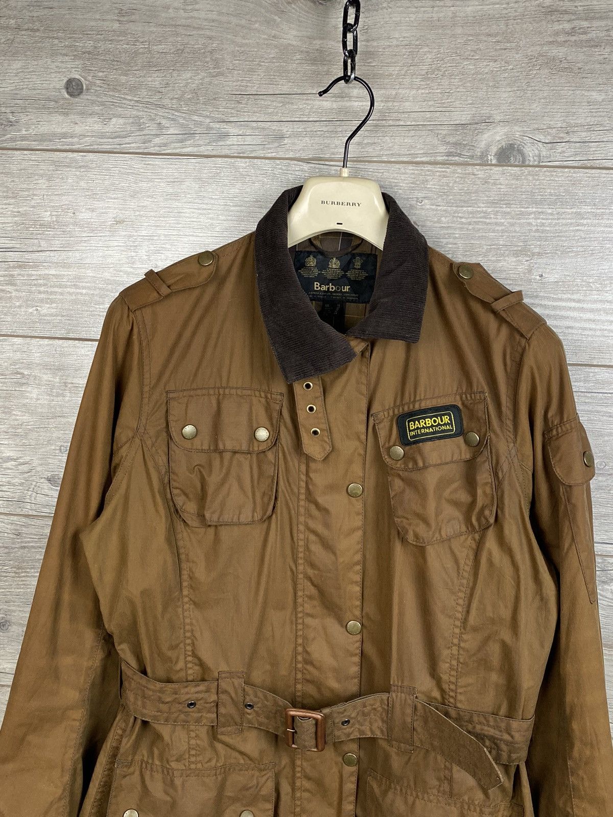 Barbour × Vintage Barbour International wax waterproof jacket Size L / US 10 / IT 46 - 9 Thumbnail