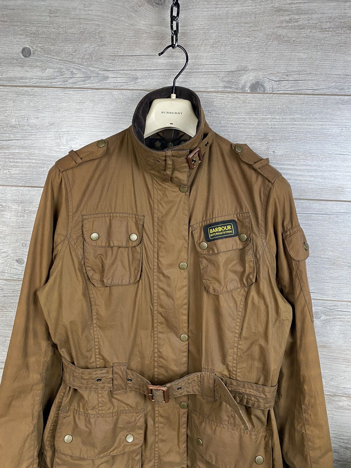 Barbour × Vintage Barbour International wax waterproof jacket Size L / US 10 / IT 46 - 4 Thumbnail