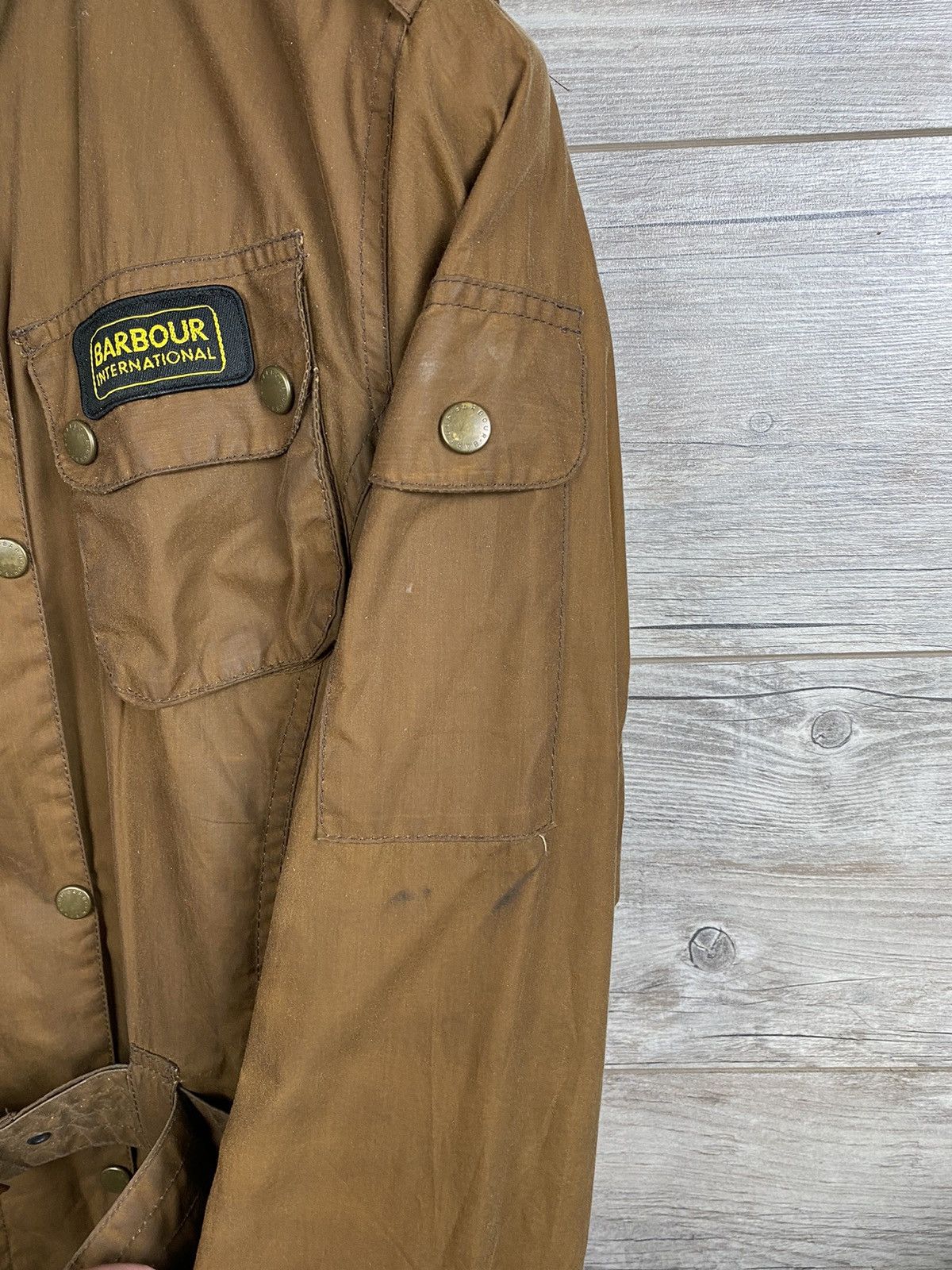 Barbour × Vintage Barbour International wax waterproof jacket Size L / US 10 / IT 46 - 10 Thumbnail