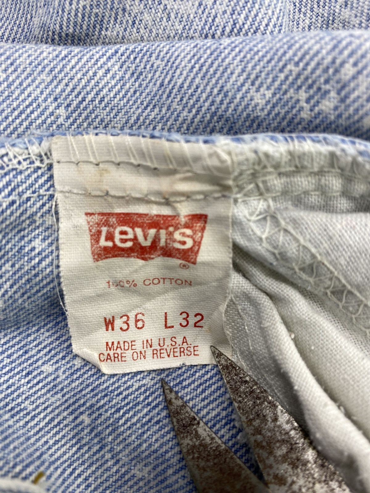 Levi's 90s VINTAGE LEVI'S 550 ACID WASH JEANS - J627 Size US 35 - 5 Thumbnail