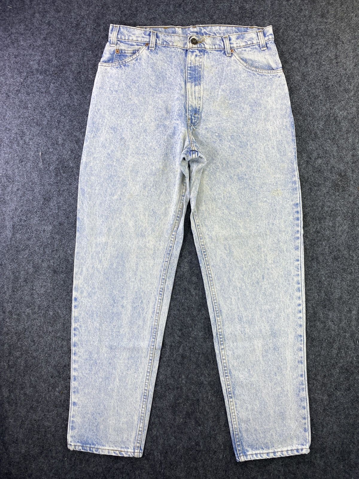 Levi's 90s VINTAGE LEVI'S 550 ACID WASH JEANS - J627 Size US 35 - 1 Thumbnail