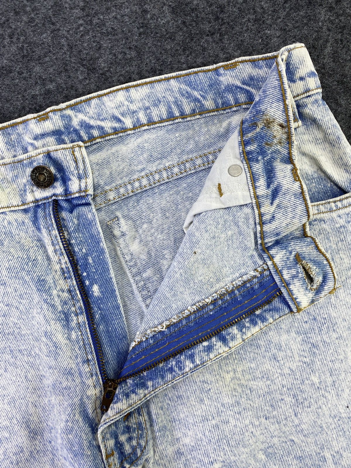 Levi's 90s VINTAGE LEVI'S 550 ACID WASH JEANS - J627 Size US 35 - 3 Thumbnail