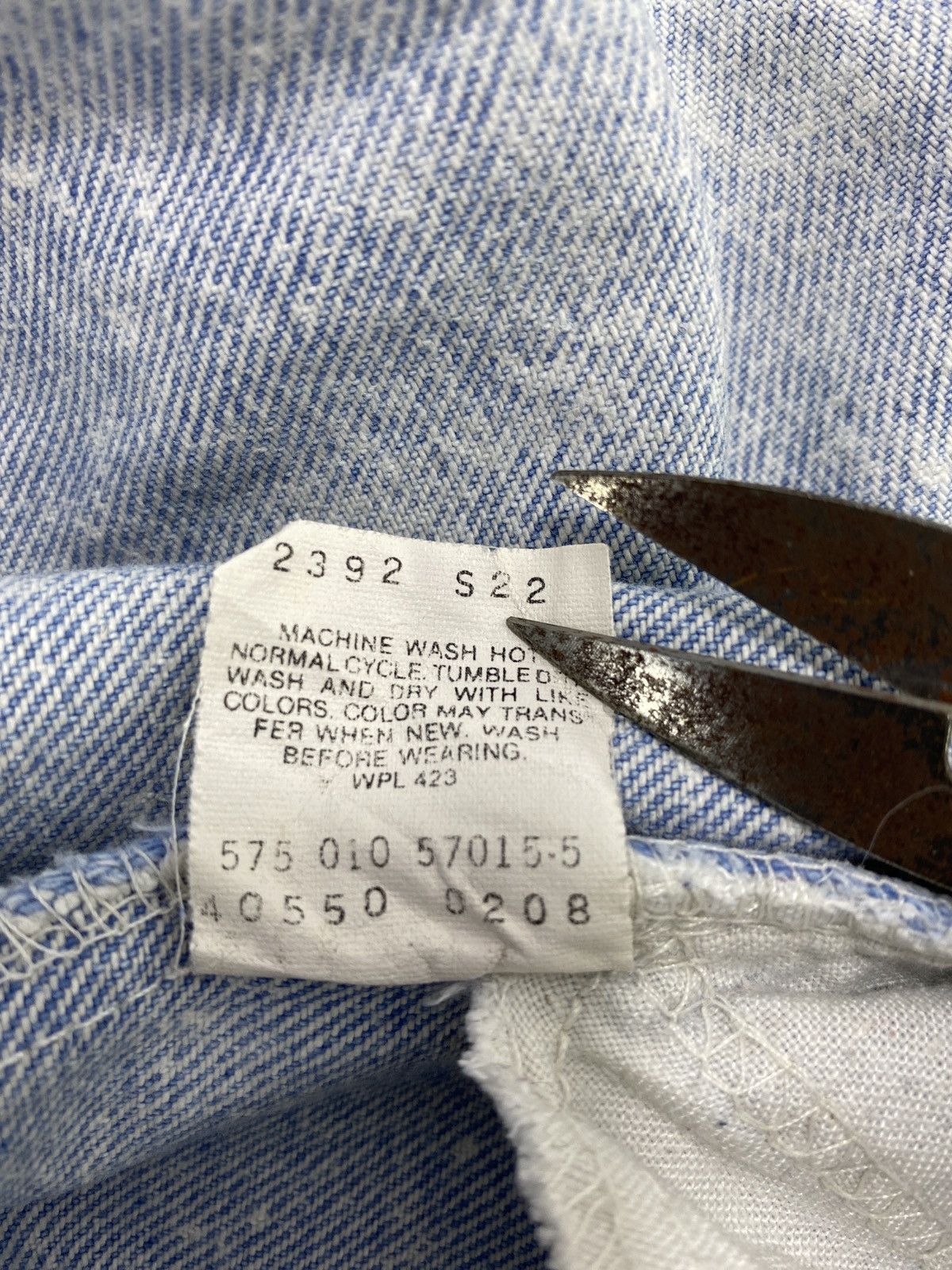 Levi's 90s VINTAGE LEVI'S 550 ACID WASH JEANS - J627 Size US 35 - 6 Thumbnail