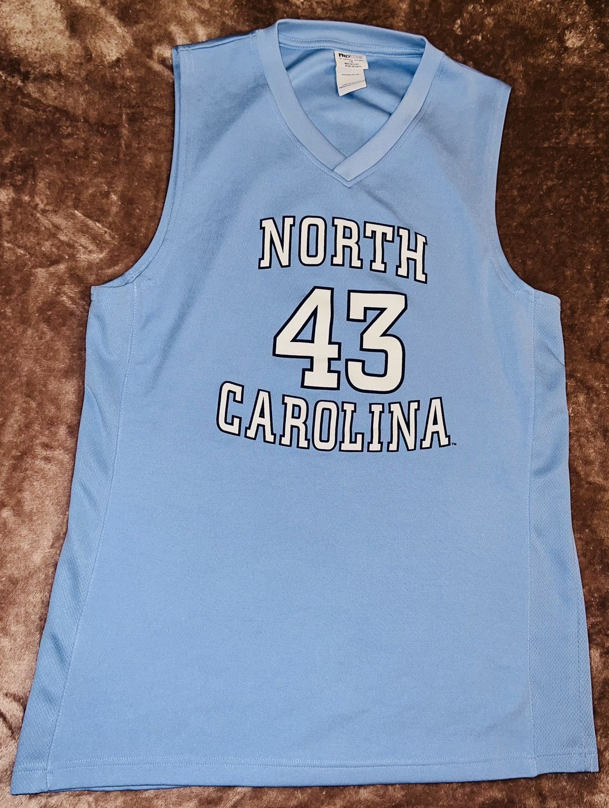 NCAA × Vintage Vintage North Carolina Tar Heels Basketball Jersey Size US L / EU 52-54 / 3 - 1 Thumbnail