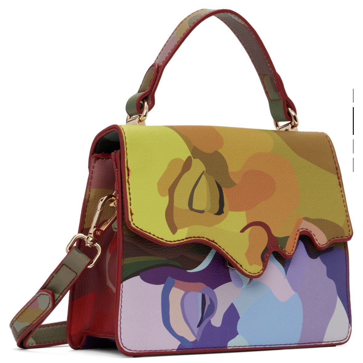 KidSuper Kidsuper Kissing Face Messenger Bag Purse First Edition Rare Size ONE SIZE - 2 Thumbnail
