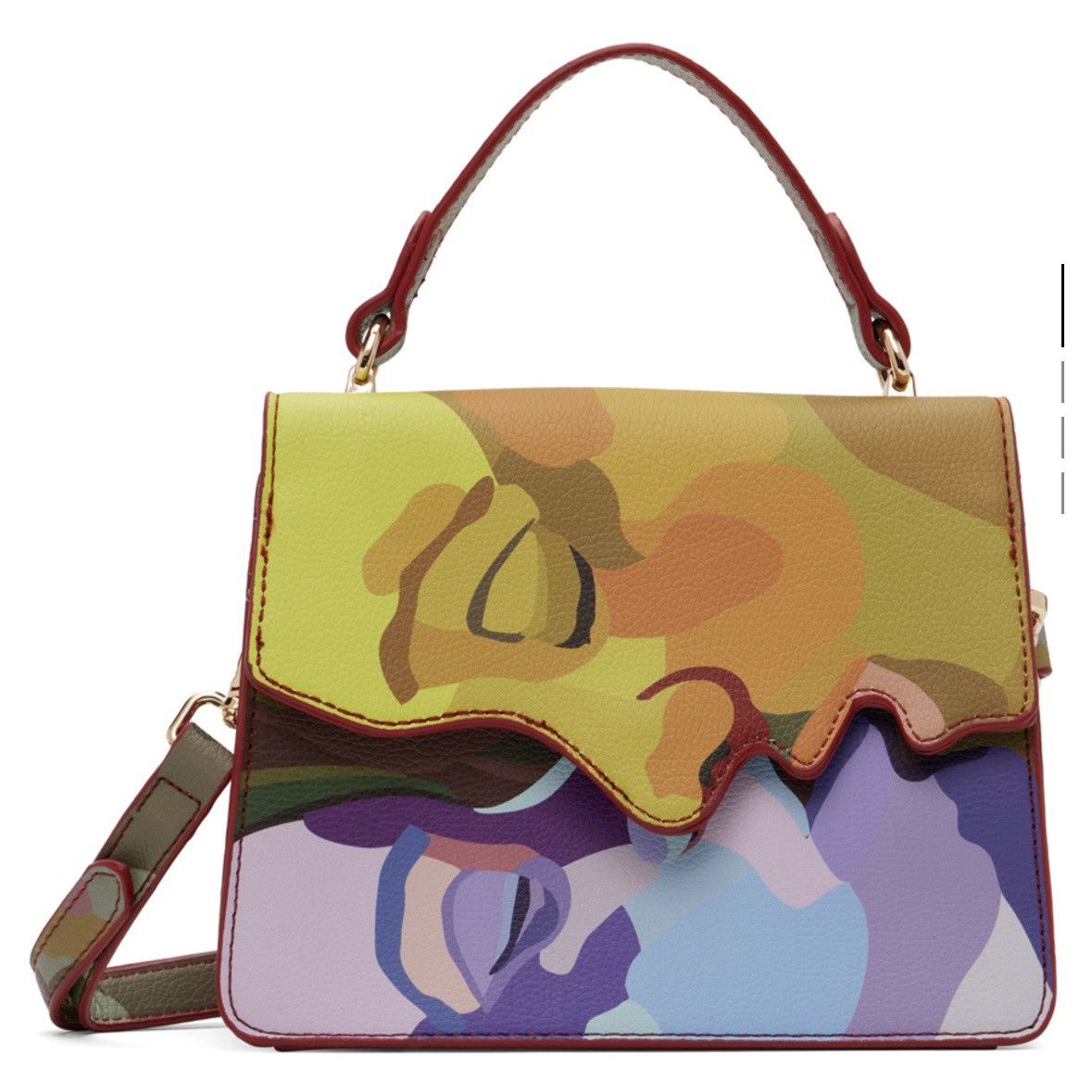 KidSuper Kidsuper Kissing Face Messenger Bag Purse First Edition Rare Size ONE SIZE - 1 Thumbnail