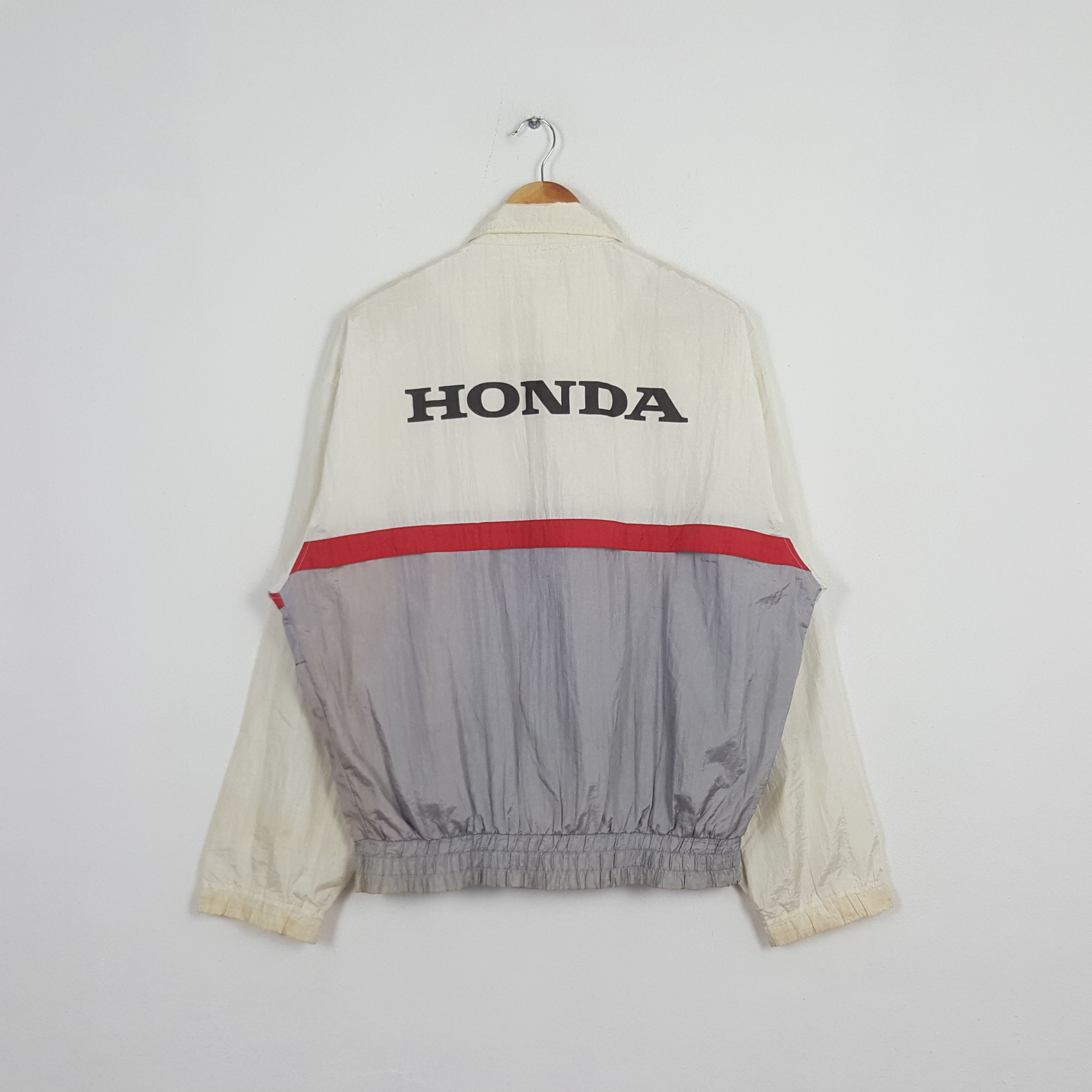 Honda × Japanese Brand × Vintage Vintage Honda Japanese Racing Team Mechanic Jacket Size US XL / EU 56 / 4 - 1 Thumbnail