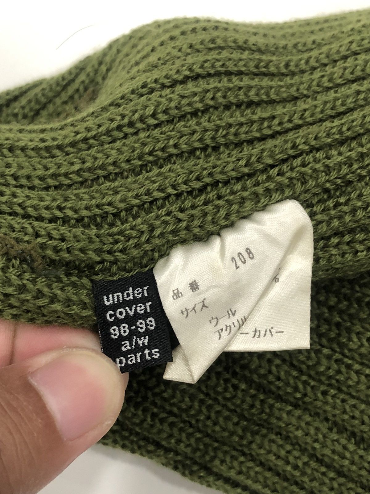 Jun Takahashi ⚡️QUICK SALE⚡️Archive AW98-99 UNDERCOVER Knitted Beanie Cap Size ONE SIZE - 5 Thumbnail