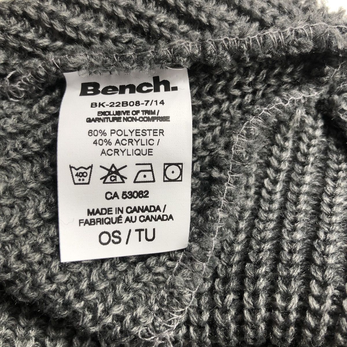 Bench NEW Bench Beanie GREY Size ONE SIZE - 3 Thumbnail