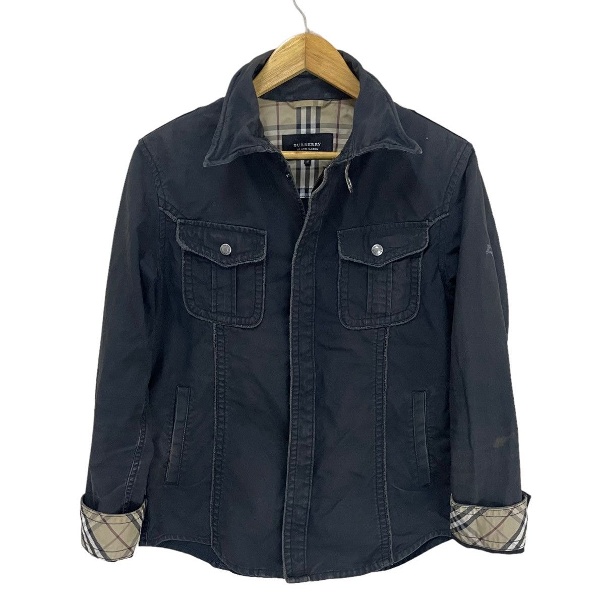 Burberry 💥 BURBERRY BLACK LABEL WESTERN TRUCKER JACKET Size M / US 6-8 / IT 42-44 - 1 Thumbnail