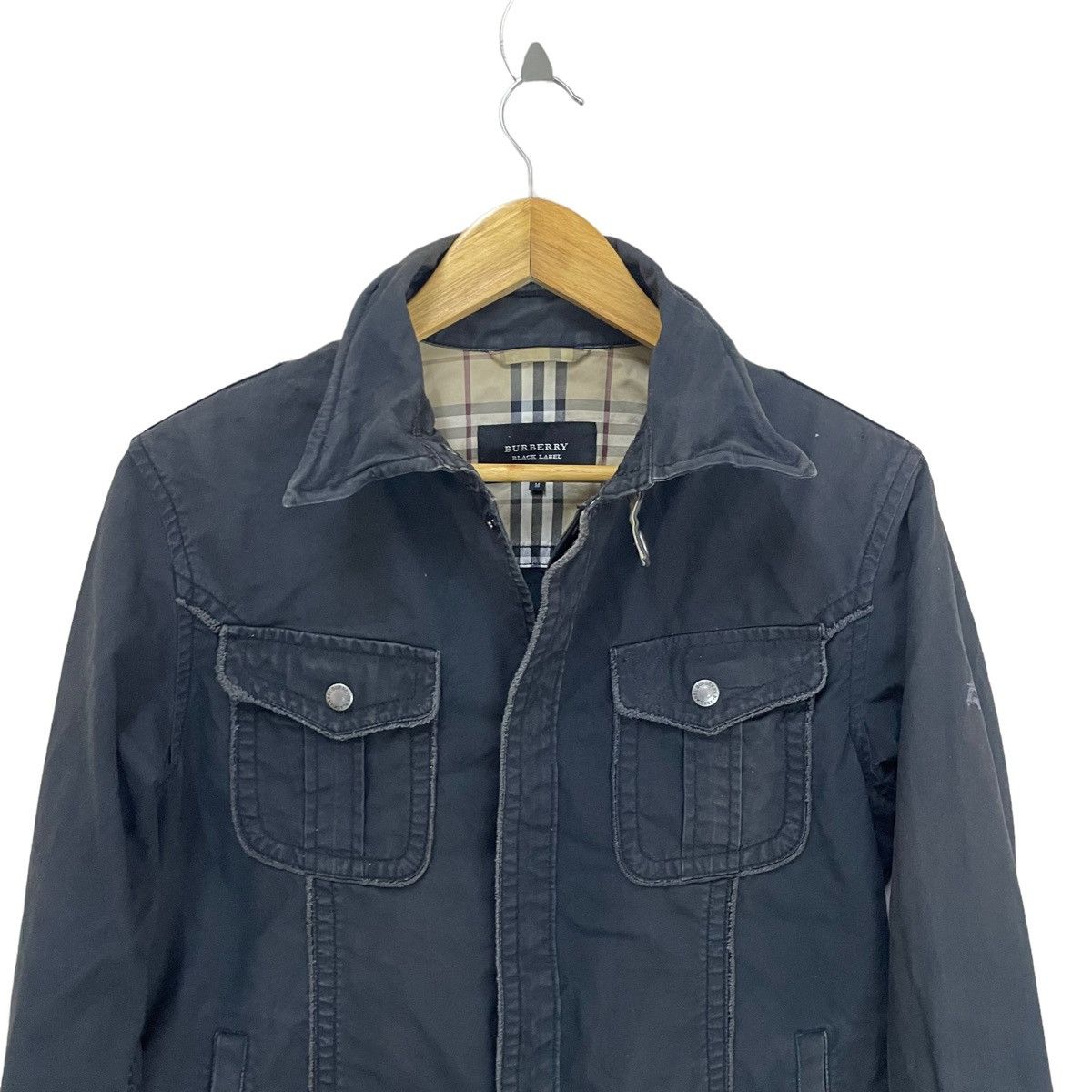 Burberry 💥 BURBERRY BLACK LABEL WESTERN TRUCKER JACKET Size M / US 6-8 / IT 42-44 - 4 Thumbnail