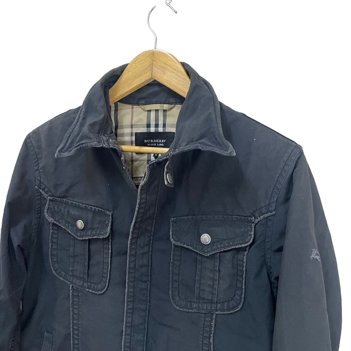 Burberry 💥 BURBERRY BLACK LABEL WESTERN TRUCKER JACKET Size M / US 6-8 / IT 42-44 - 3 Thumbnail